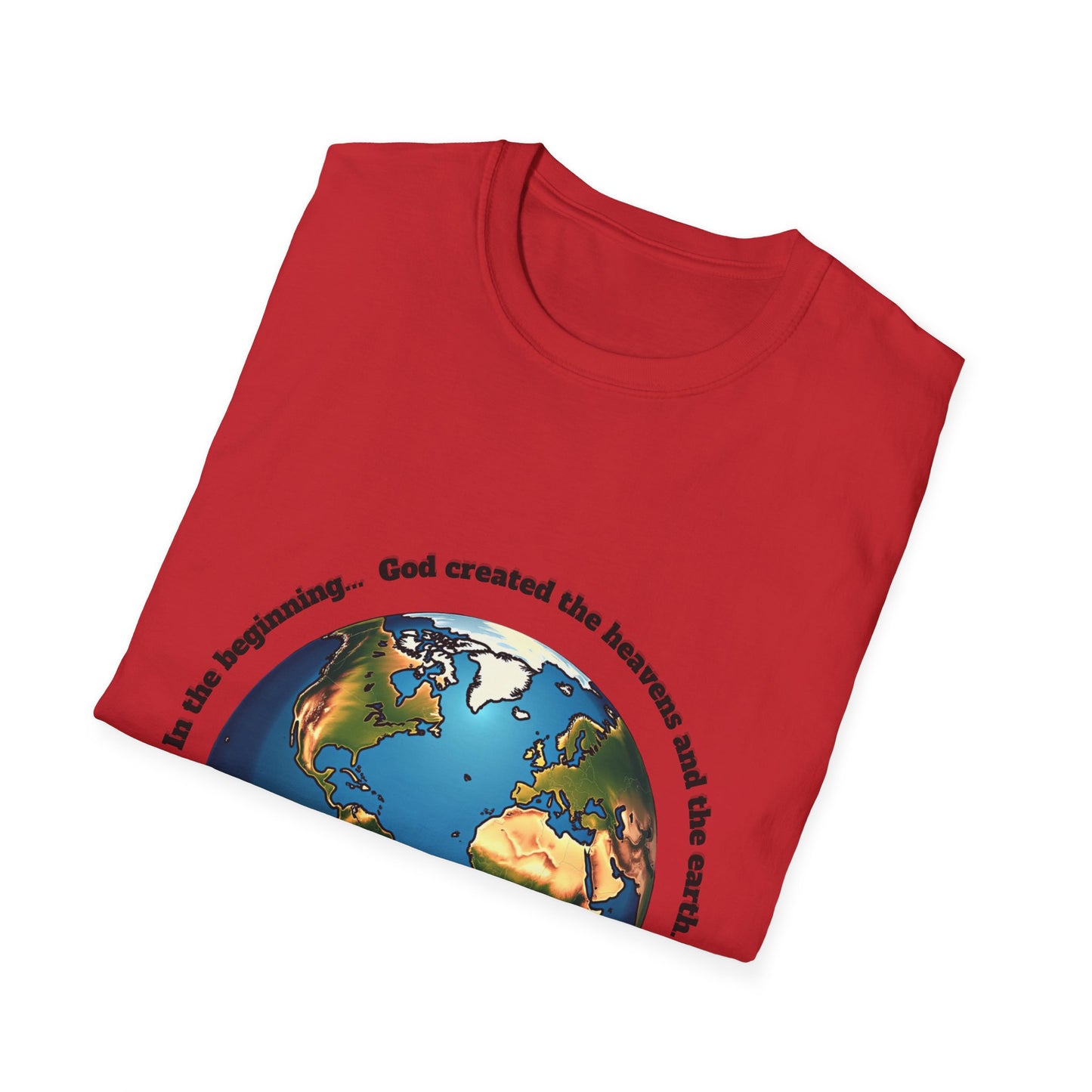 Heaven And Earth Creation Unisex T-Shirt - Genesis 1:1 Inspirational Tee