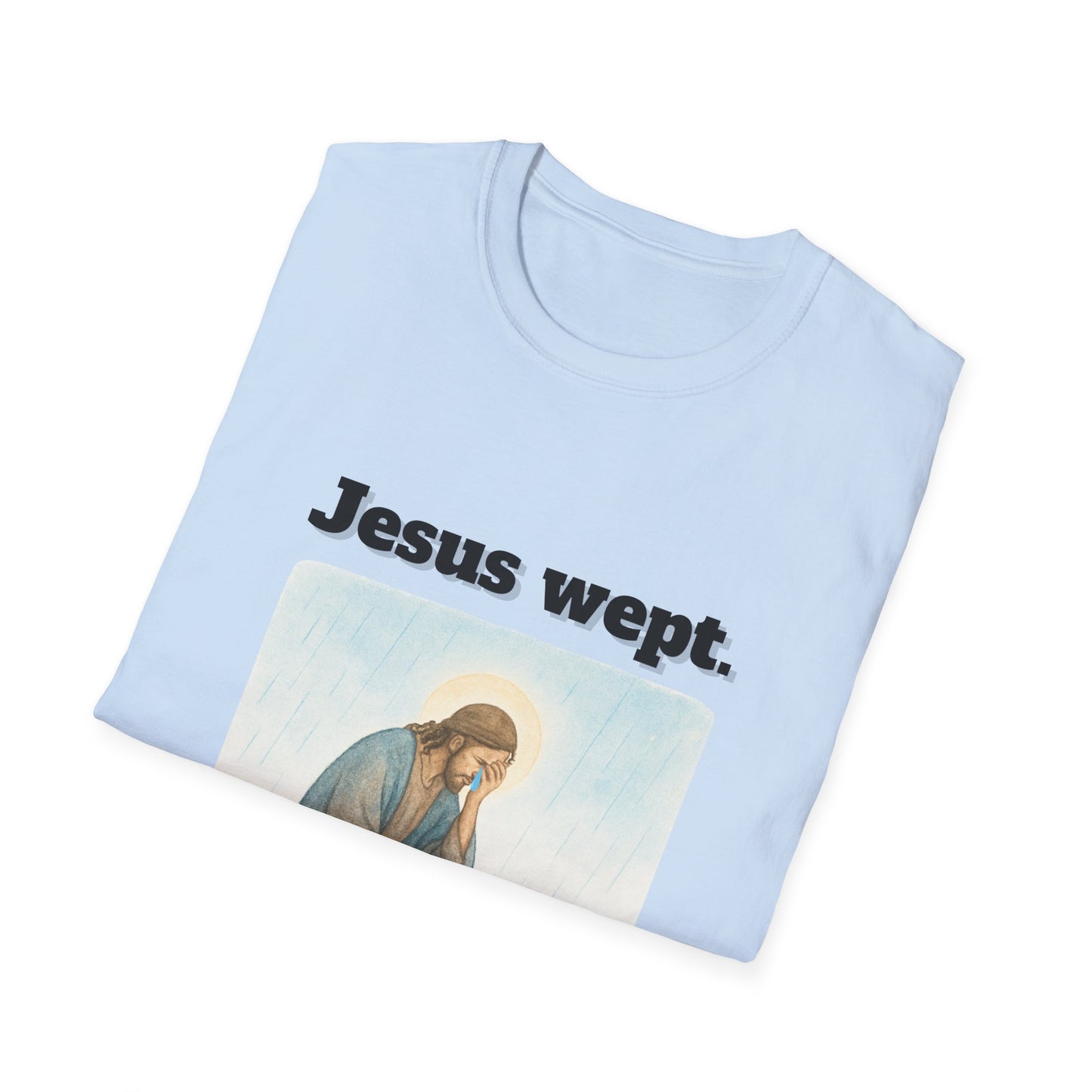 Inspirational Jesus Wept T-Shirt John 11:35