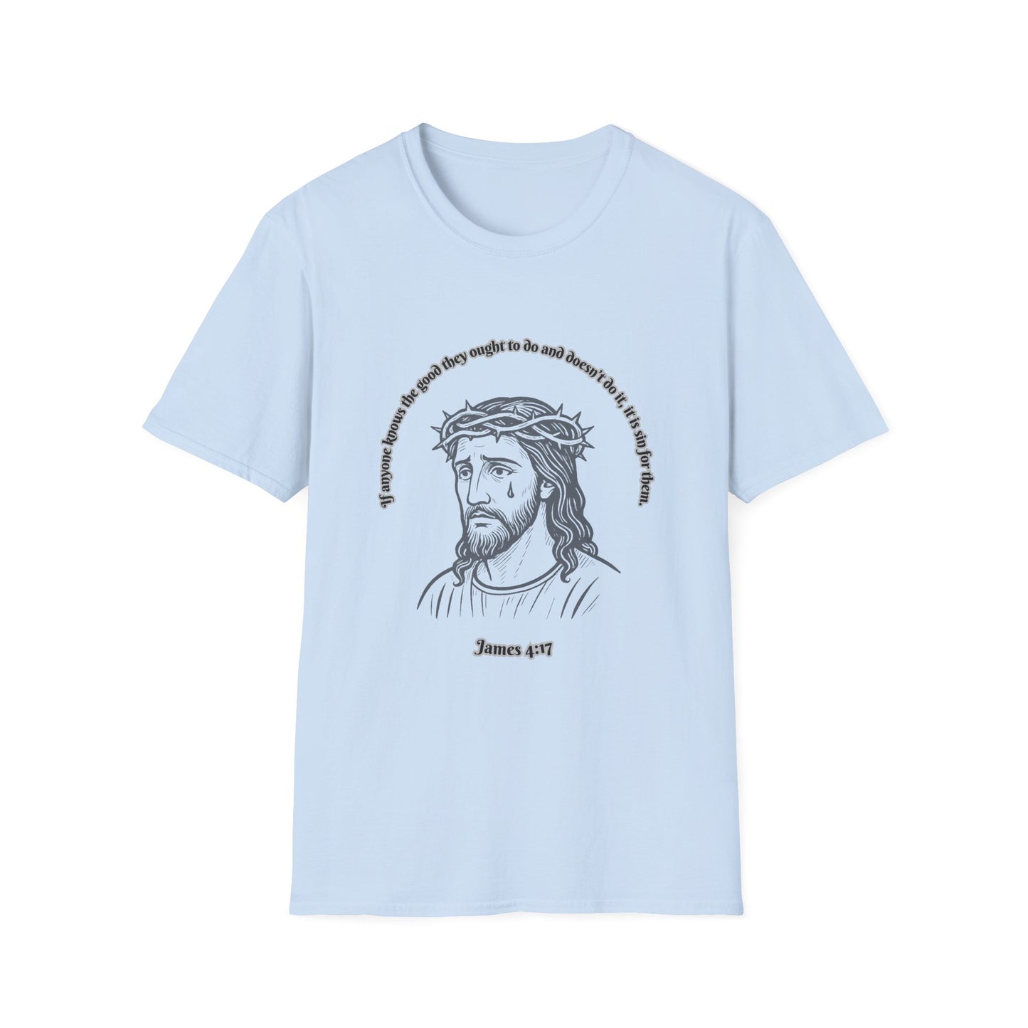 Do Good or It's Sin Faith-Inspired Unisex Softstyle T-Shirt James 4:17