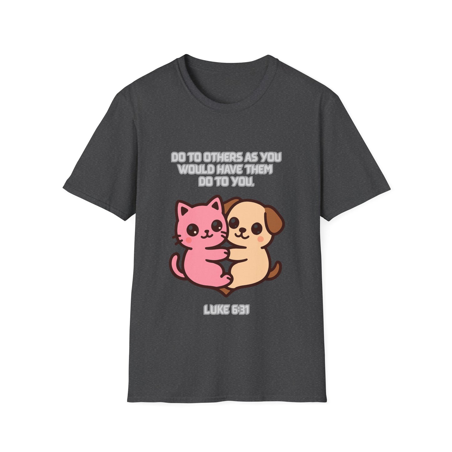 Do To Others Cute Animals Friendship T-Shirt Luke 6:31