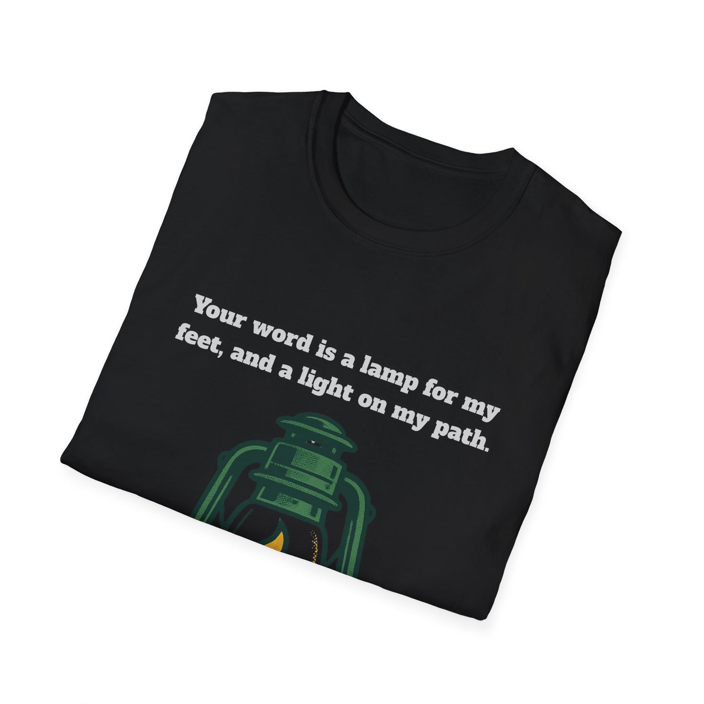 Light On My Path Inspirational Quote T-Shirt Psalm 119:105
