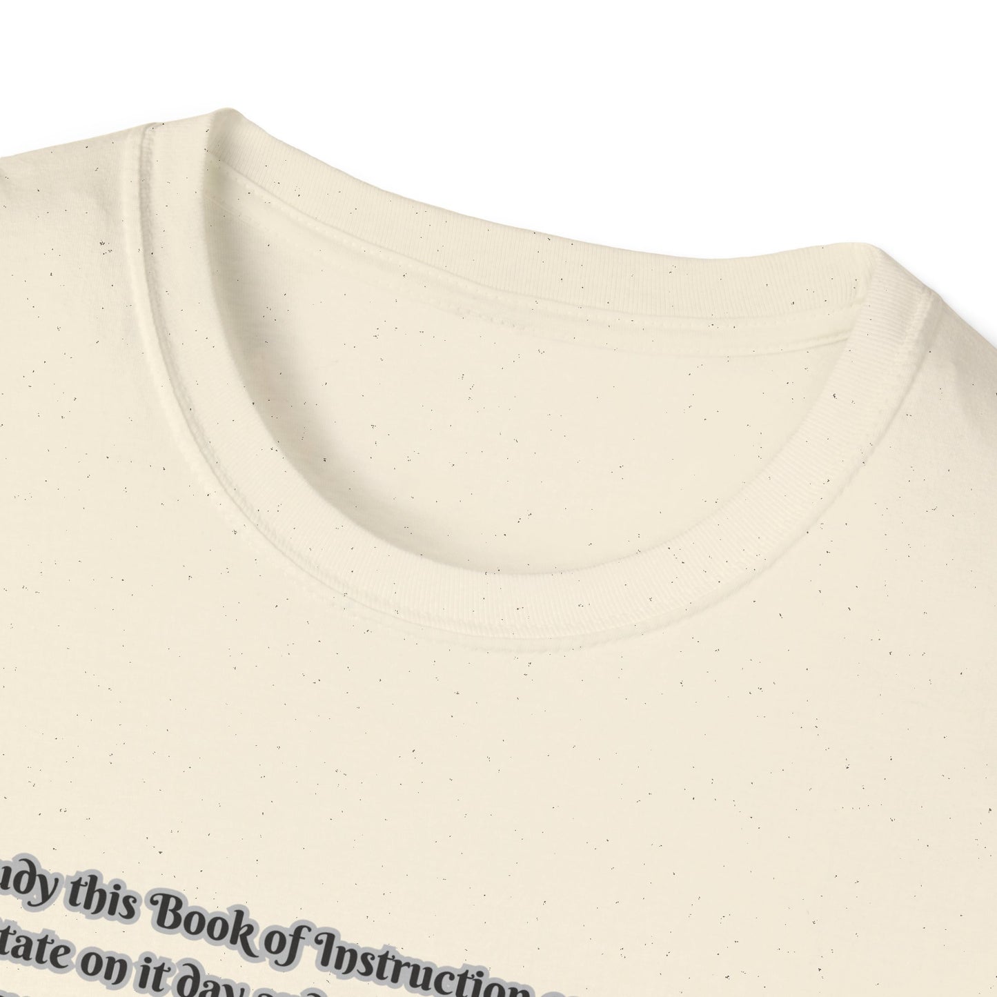 Book of Instruction Faith-Inspired Unisex Softstyle T-Shirt - Joshua 1:8