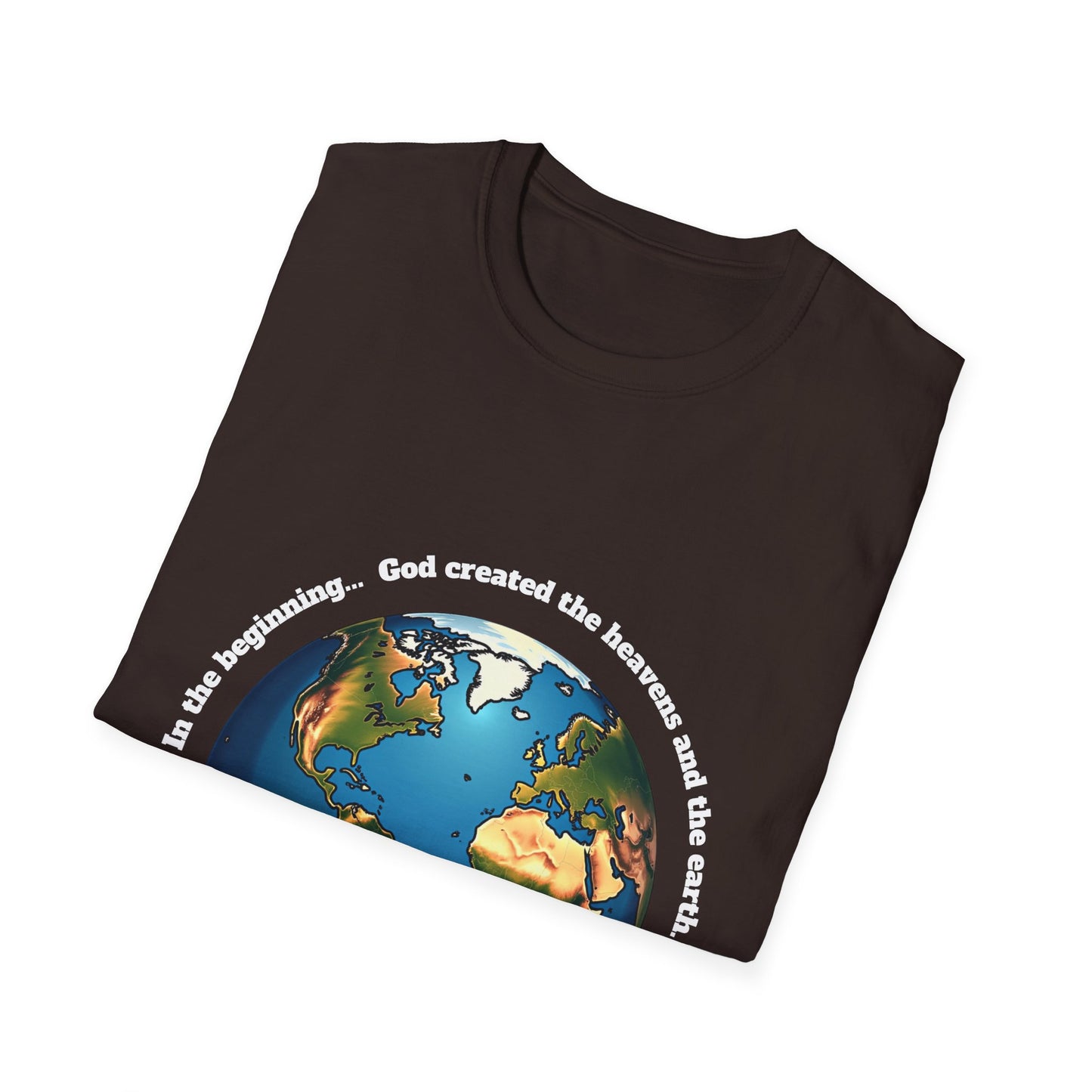 Heaven And Earth Creation Unisex T-Shirt - Genesis 1:1 Inspirational Tee