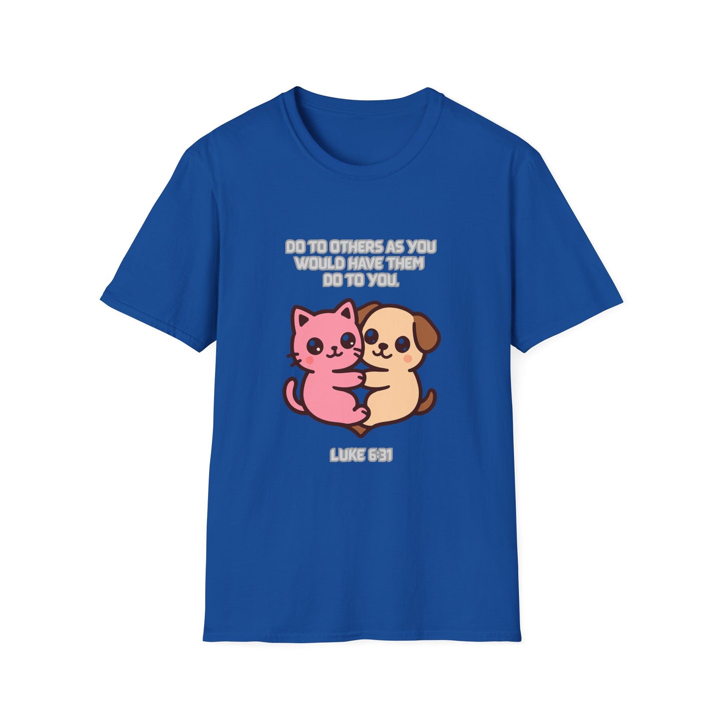 Do To Others Cute Animals Friendship T-Shirt Luke 6:31