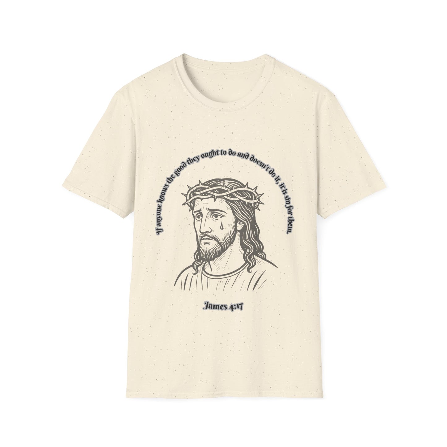Do Good or It's Sin Faith-Inspired Unisex Softstyle T-Shirt James 4:17