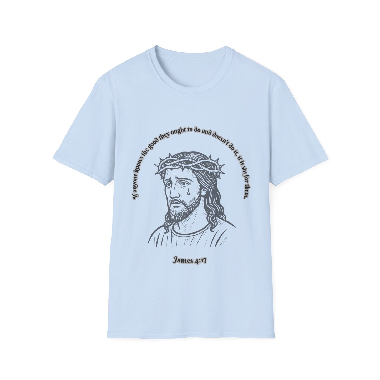 Do Good or It's Sin Faith-Inspired Unisex Softstyle T-Shirt James 4:17