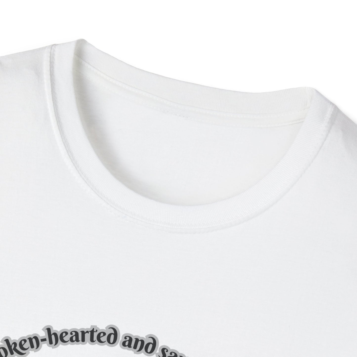 Broken Heart/Spirit Graphic T-Shirt for Healing and Empowerment Psalm 34:18