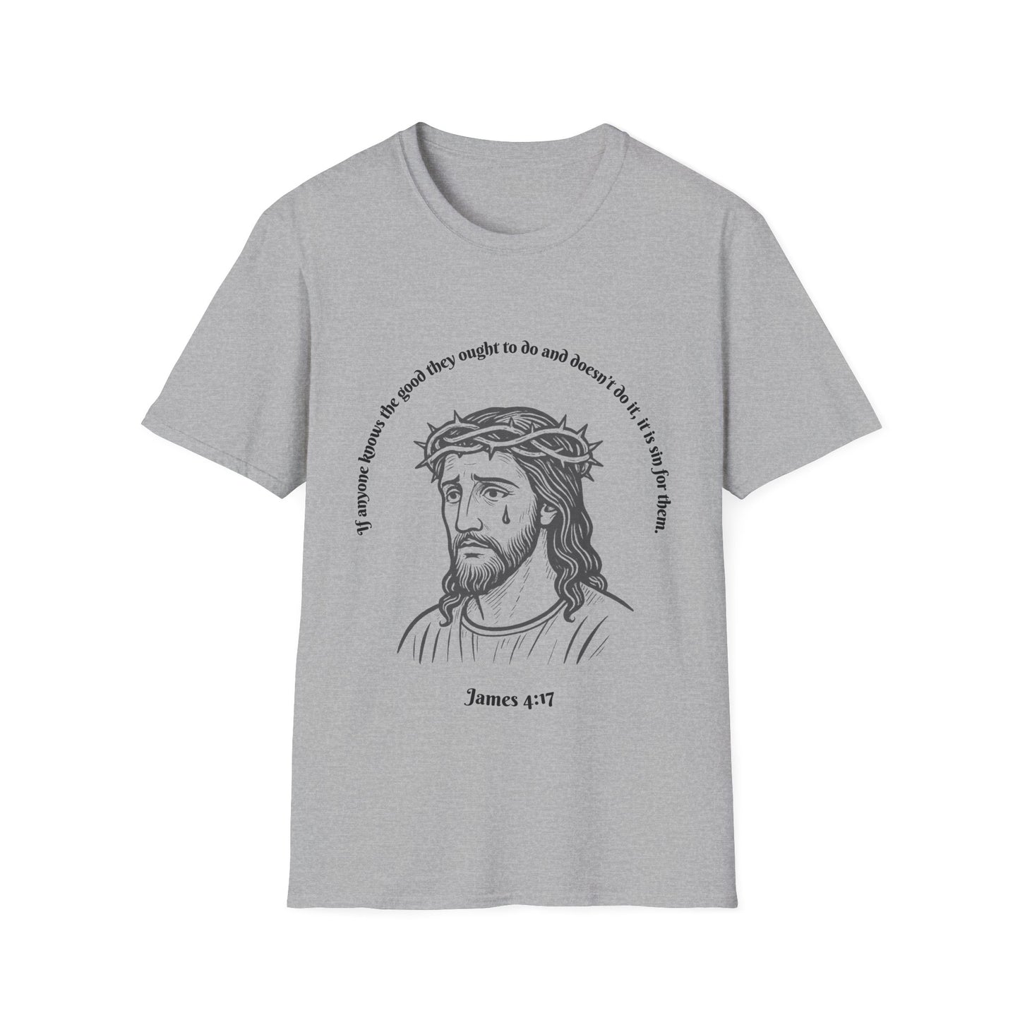 Do Good or It's Sin Faith-Inspired Unisex Softstyle T-Shirt James 4:17