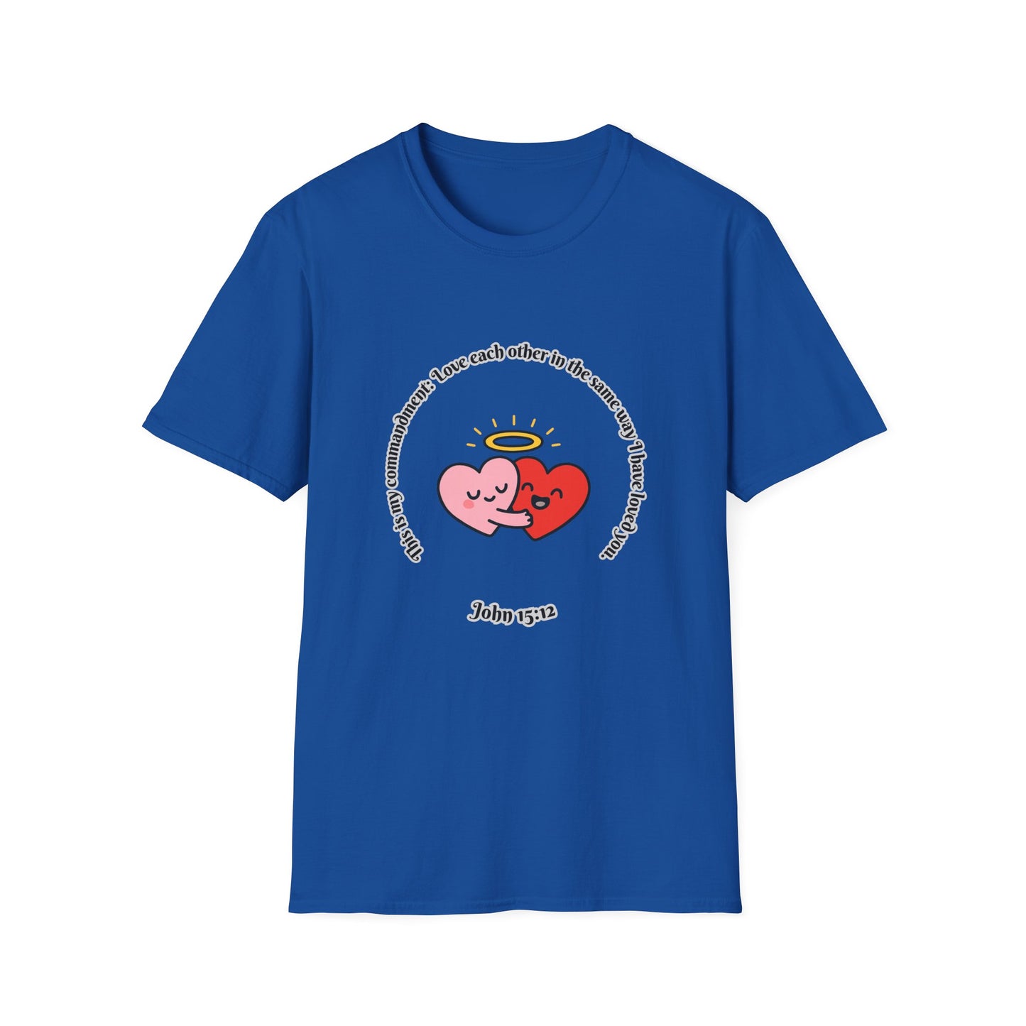 Love Each Other Commandment Unisex Softstyle T-Shirt John 15:12
