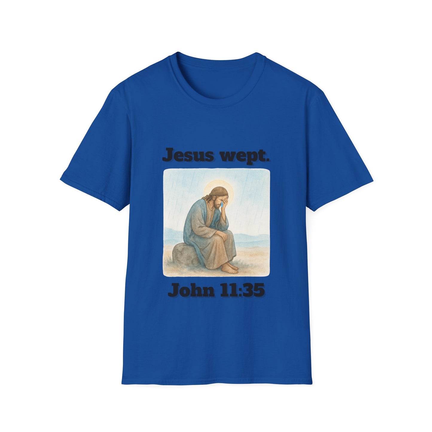Inspirational Jesus Wept T-Shirt John 11:35