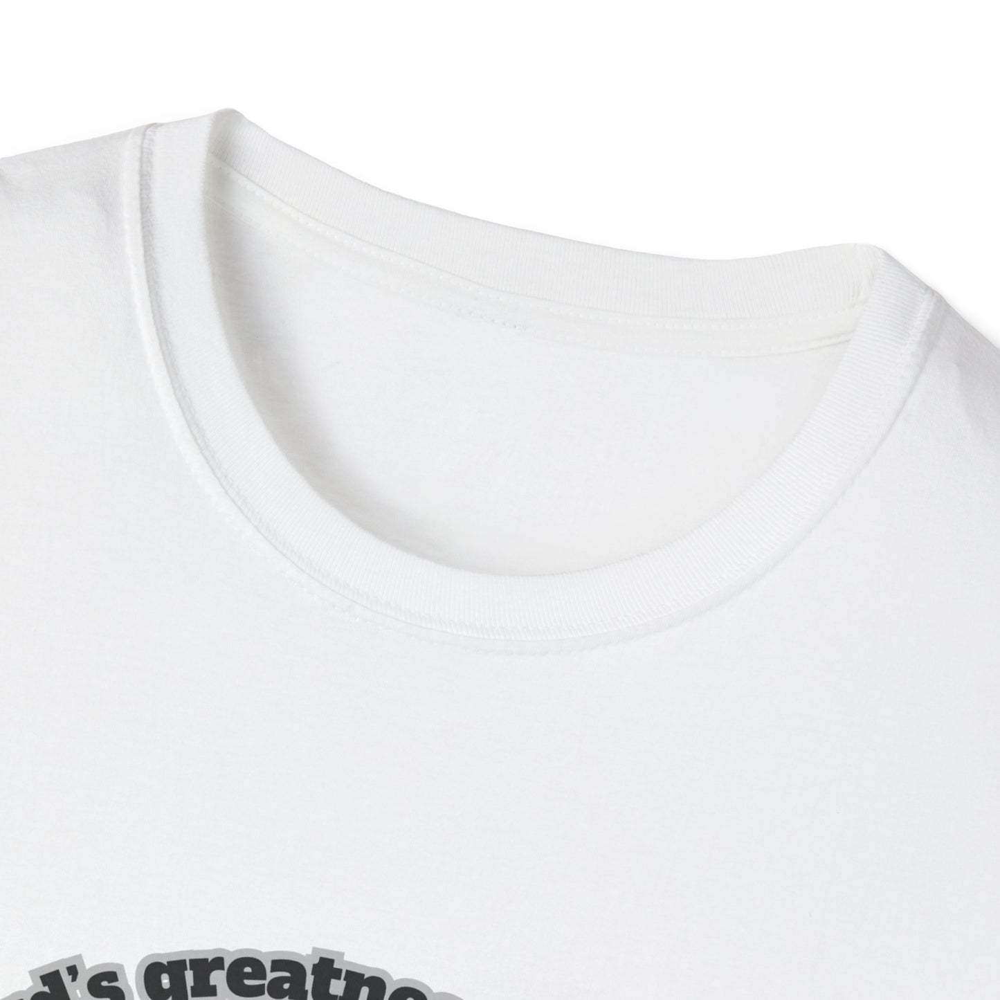 Tell Of The Lords Greatness Faith-Inspired Unisex T-Shirt: Psalm 34:3 Fish Design