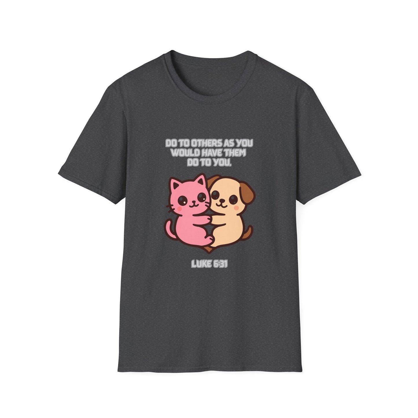 Do To Others Cute Animals Friendship T-Shirt Luke 6:31