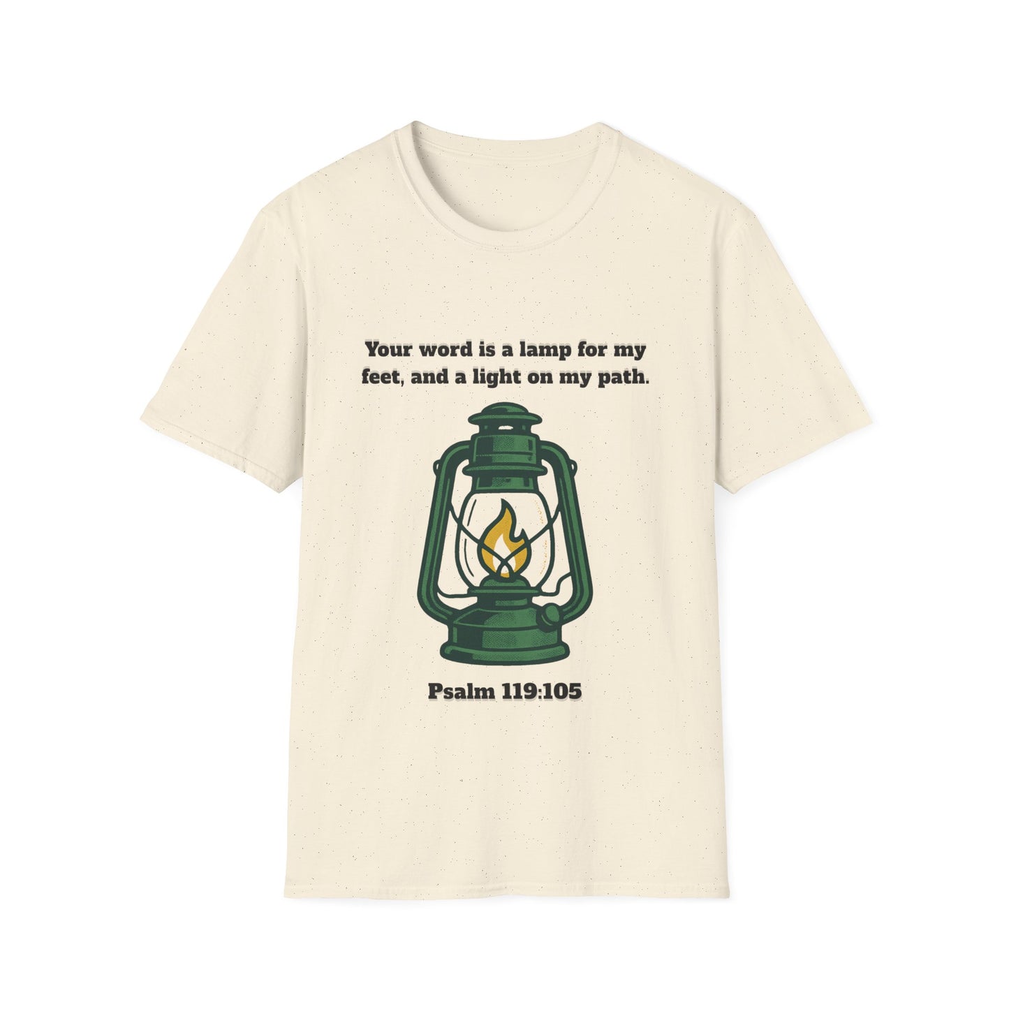 Light On My Path Inspirational Quote T-Shirt Psalm 119:105