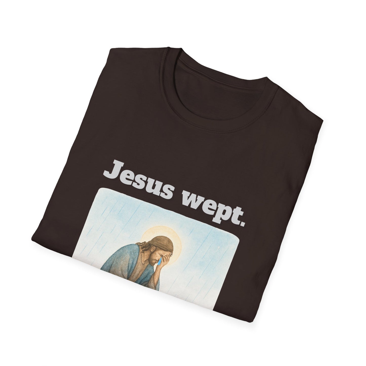 Inspirational Jesus Wept T-Shirt John 11:35
