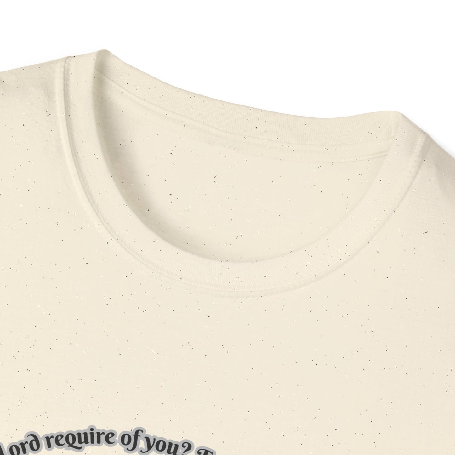 Act Justly, Love Mercy, Walk Humbly W/God Unisex Softstyle T-Shirt - Equality Graphic Tee Micah 6:8