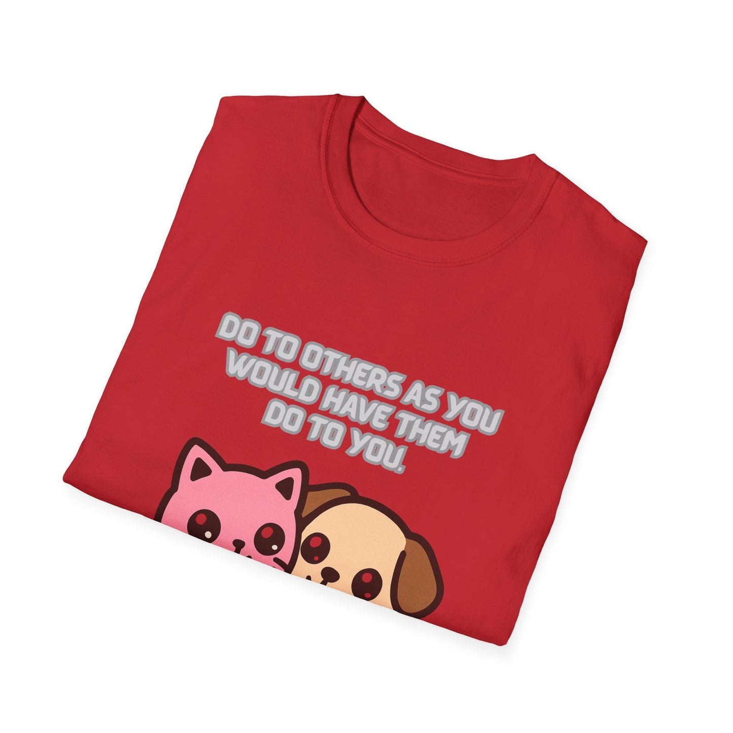 Do To Others Cute Animals Friendship T-Shirt Luke 6:31