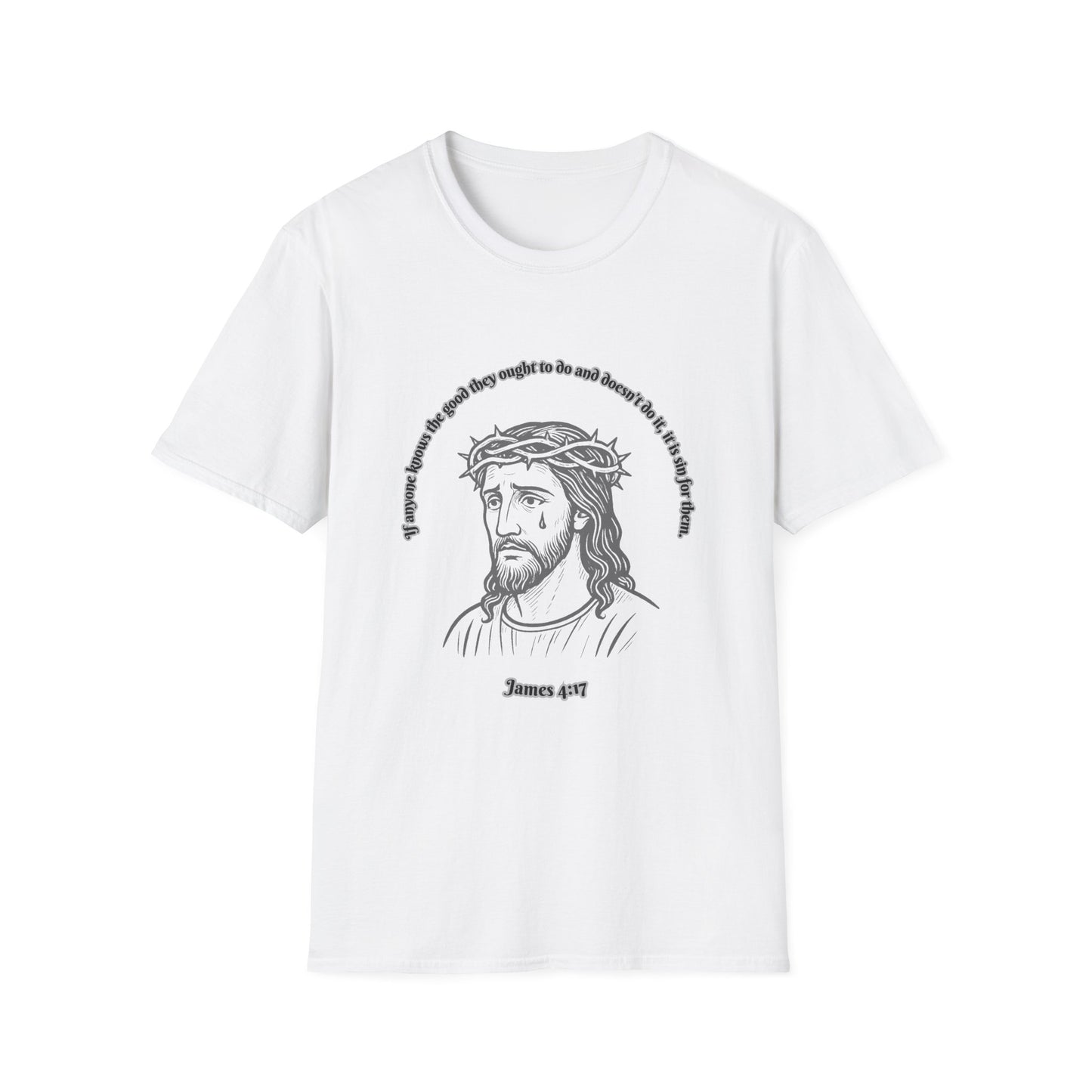 Do Good or It's Sin Faith-Inspired Unisex Softstyle T-Shirt James 4:17