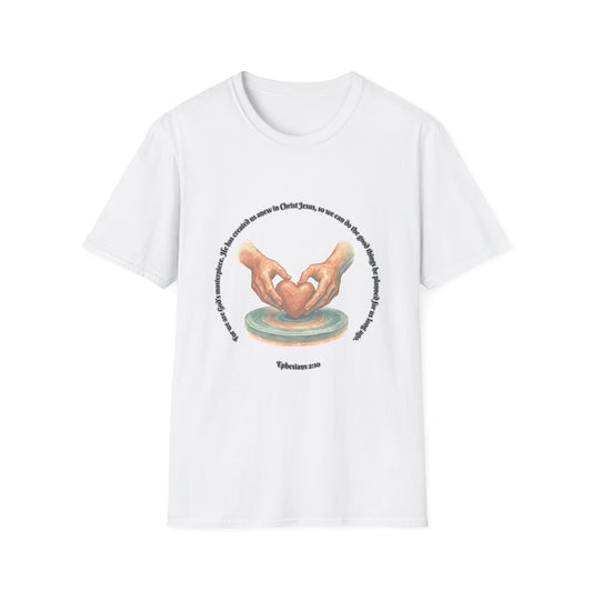 Gods Masterpiece Heartfelt Connection Unisex T-Shirt Ephesians 2:10