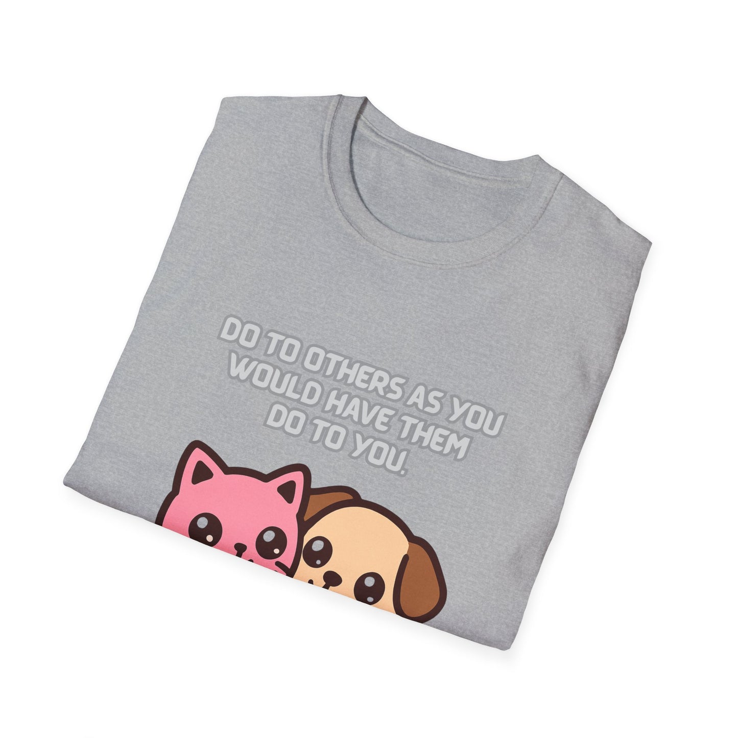 Do To Others Cute Animals Friendship T-Shirt Luke 6:31