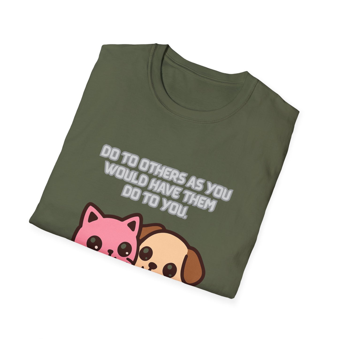 Do To Others Cute Animals Friendship T-Shirt Luke 6:31