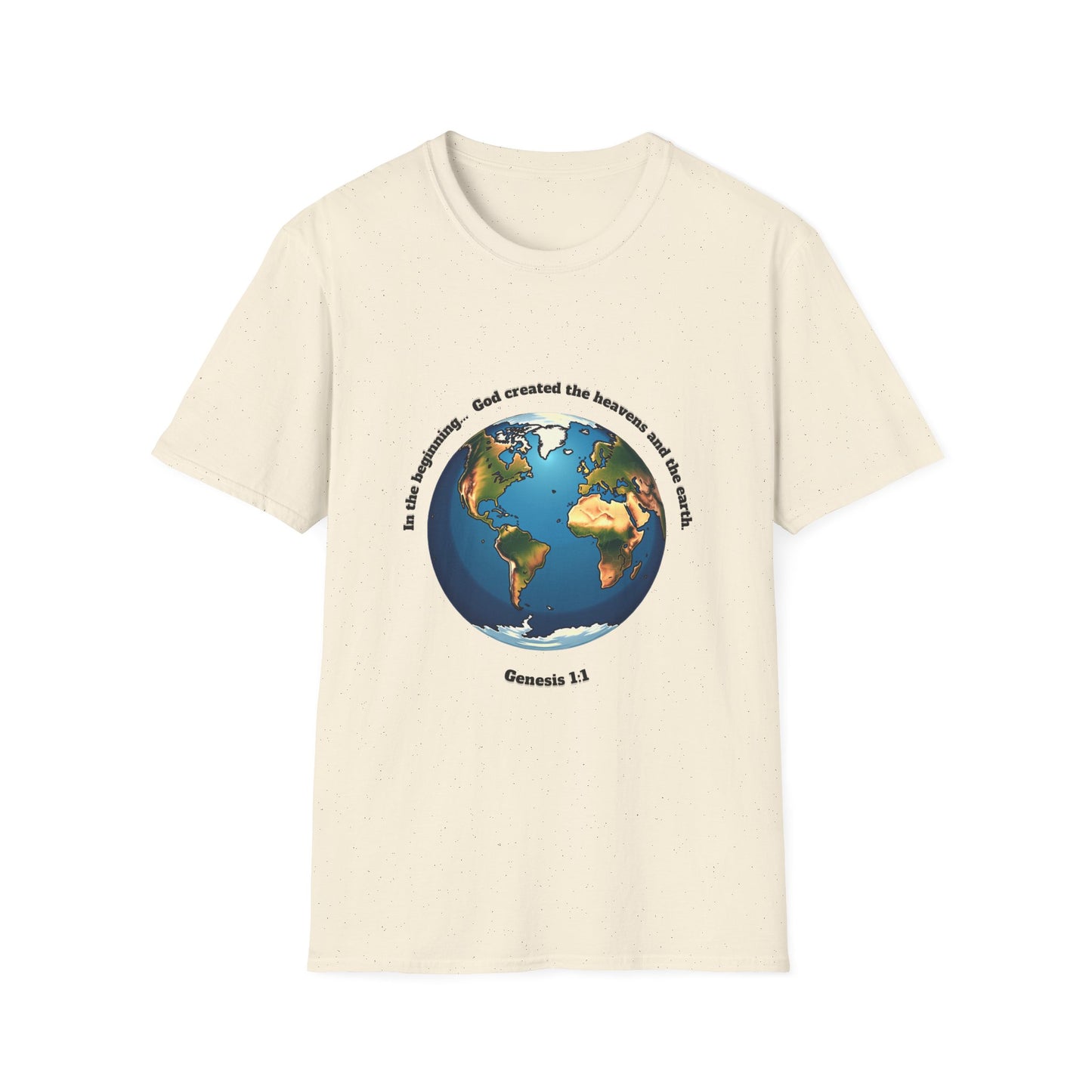 Heaven And Earth Creation Unisex T-Shirt - Genesis 1:1 Inspirational Tee