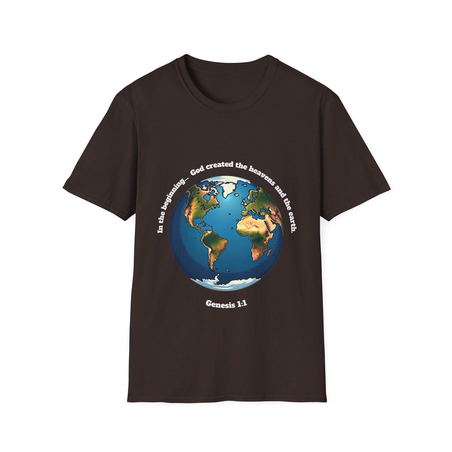 Heaven And Earth Creation Unisex T-Shirt - Genesis 1:1 Inspirational Tee