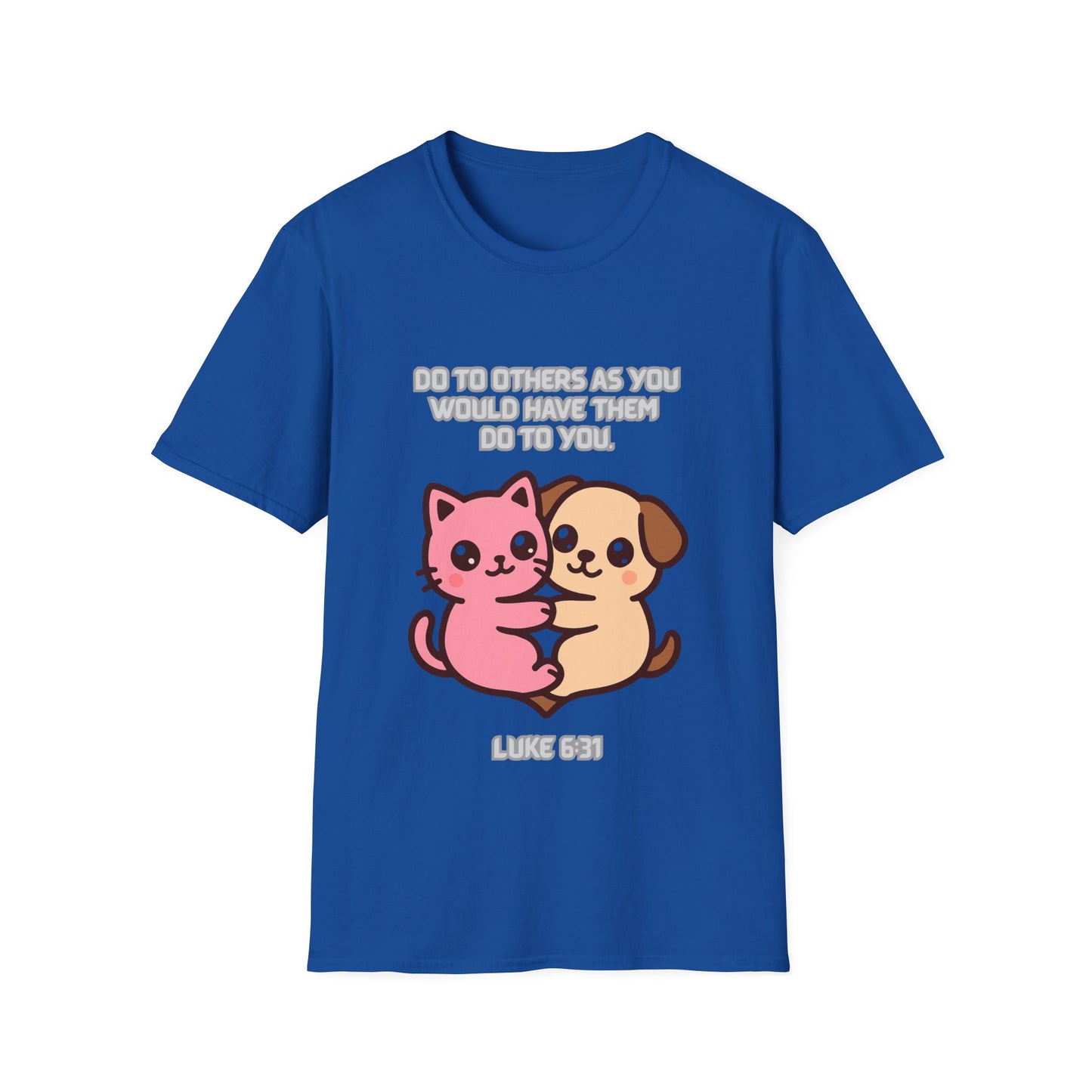 Do To Others Cute Animals Friendship T-Shirt Luke 6:31