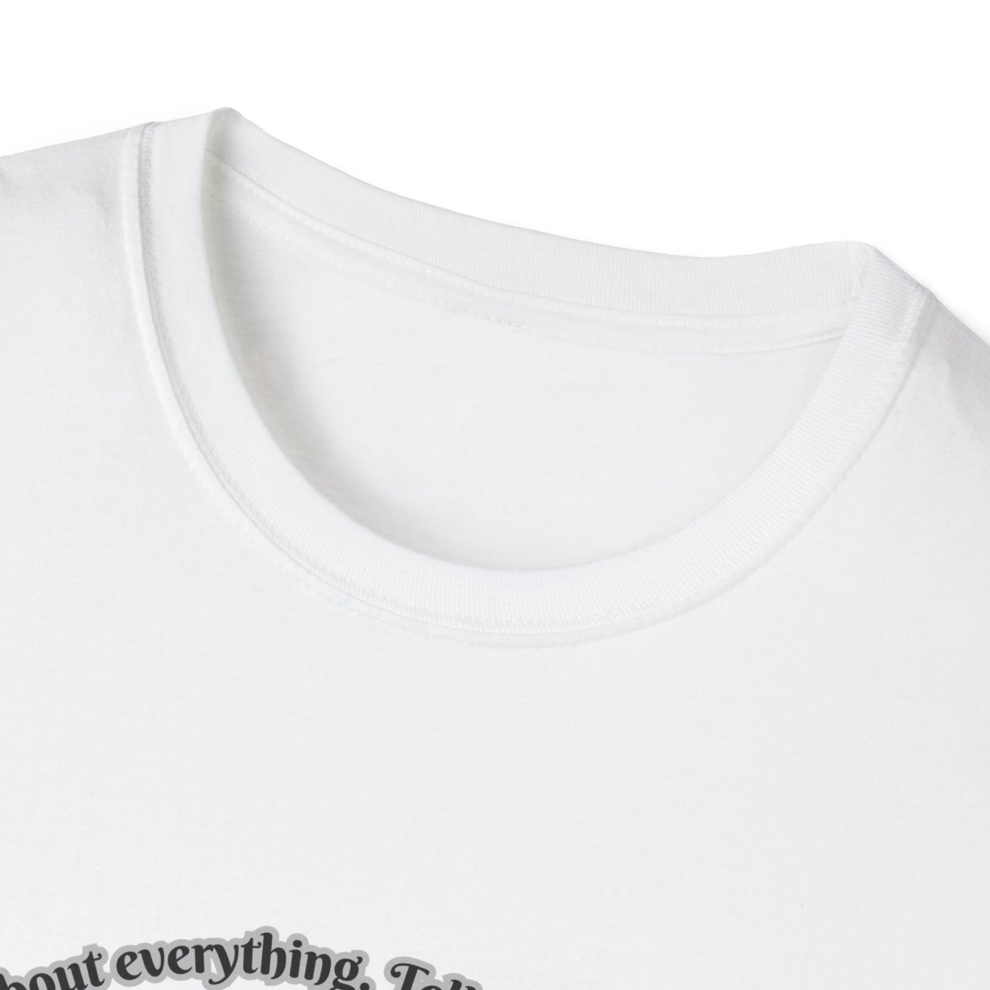 Don't Worry ~ Pray Inspirational Unisex Softstyle T-Shirt with Philippians 4:6 Design