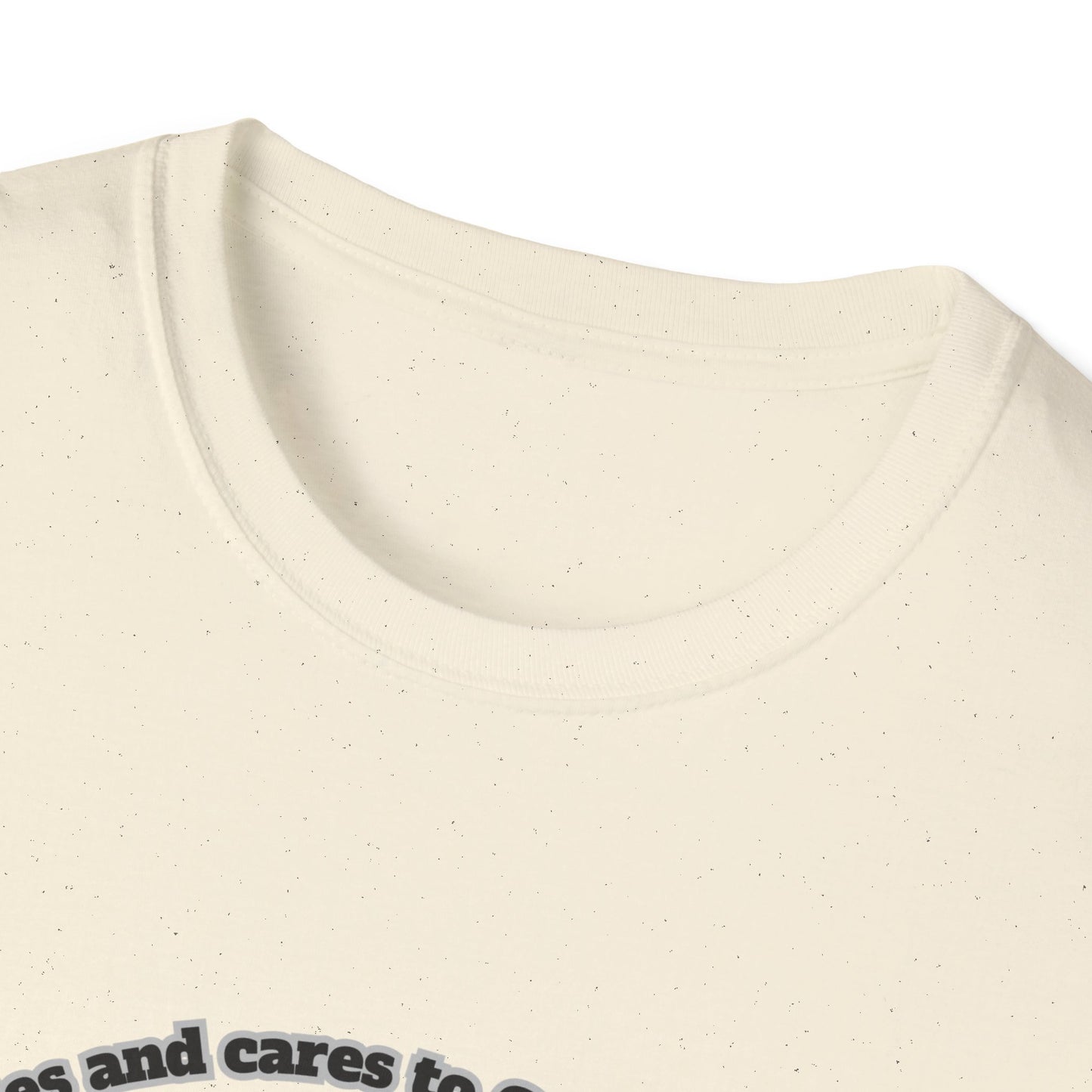 Worries And Cares Nature-Inspired Unisex T-Shirt with 1Peter 5:7 Design