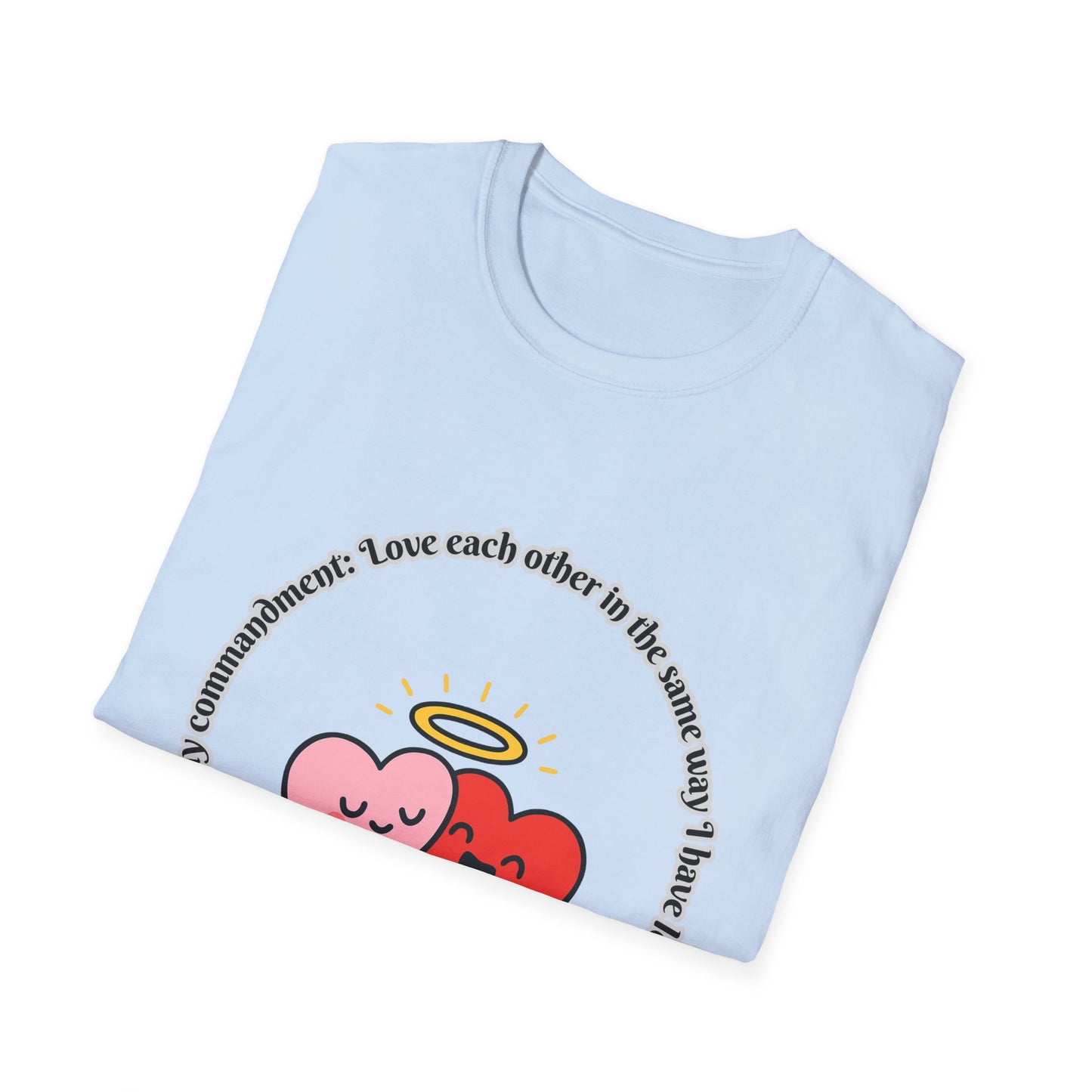 Love Each Other Commandment Unisex Softstyle T-Shirt John 15:12