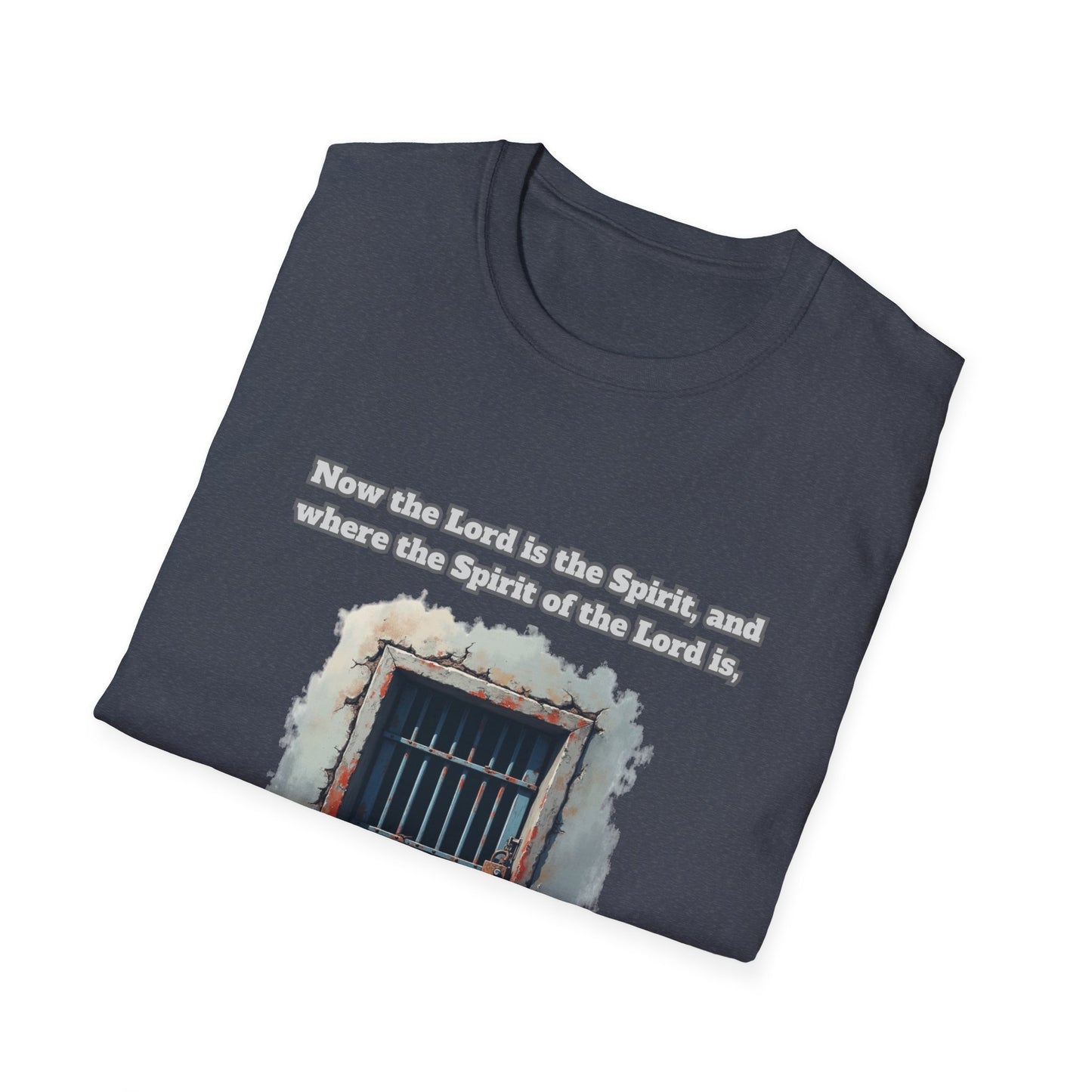 Freedom in the Spirit Unisex Softstyle T-Shirt 2Corinthians 3:17
