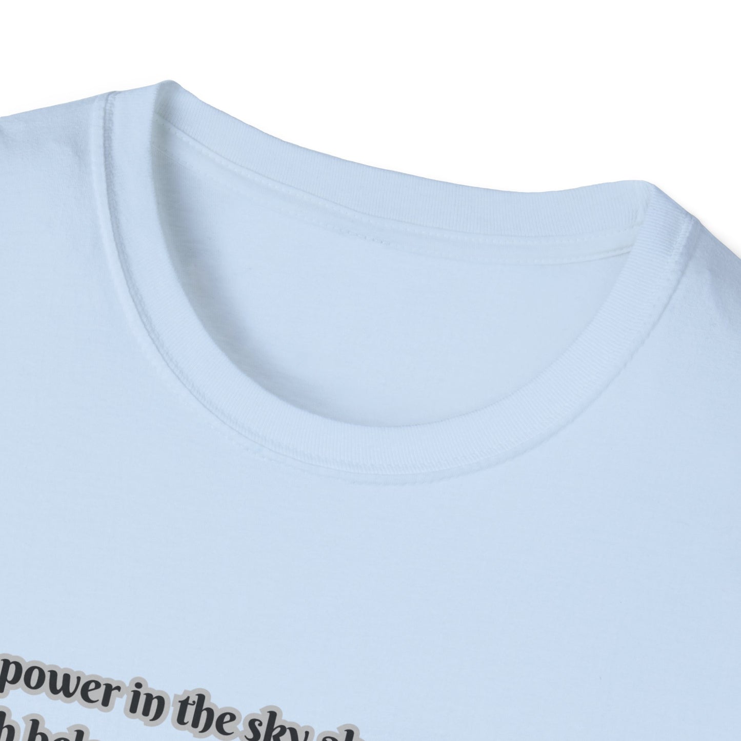 Nothing Can Separate Us From Gods Love Inspirational Unisex Softstyle T-Shirt with Heart Design Romans 8:39