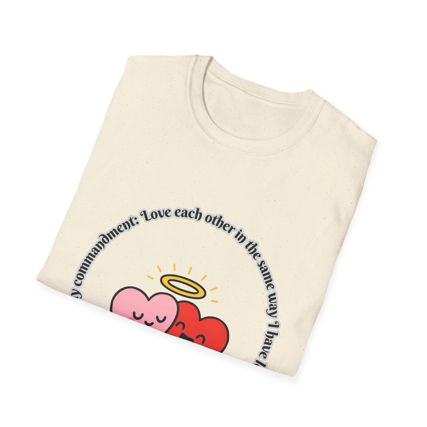Love Each Other Commandment Unisex Softstyle T-Shirt John 15:12