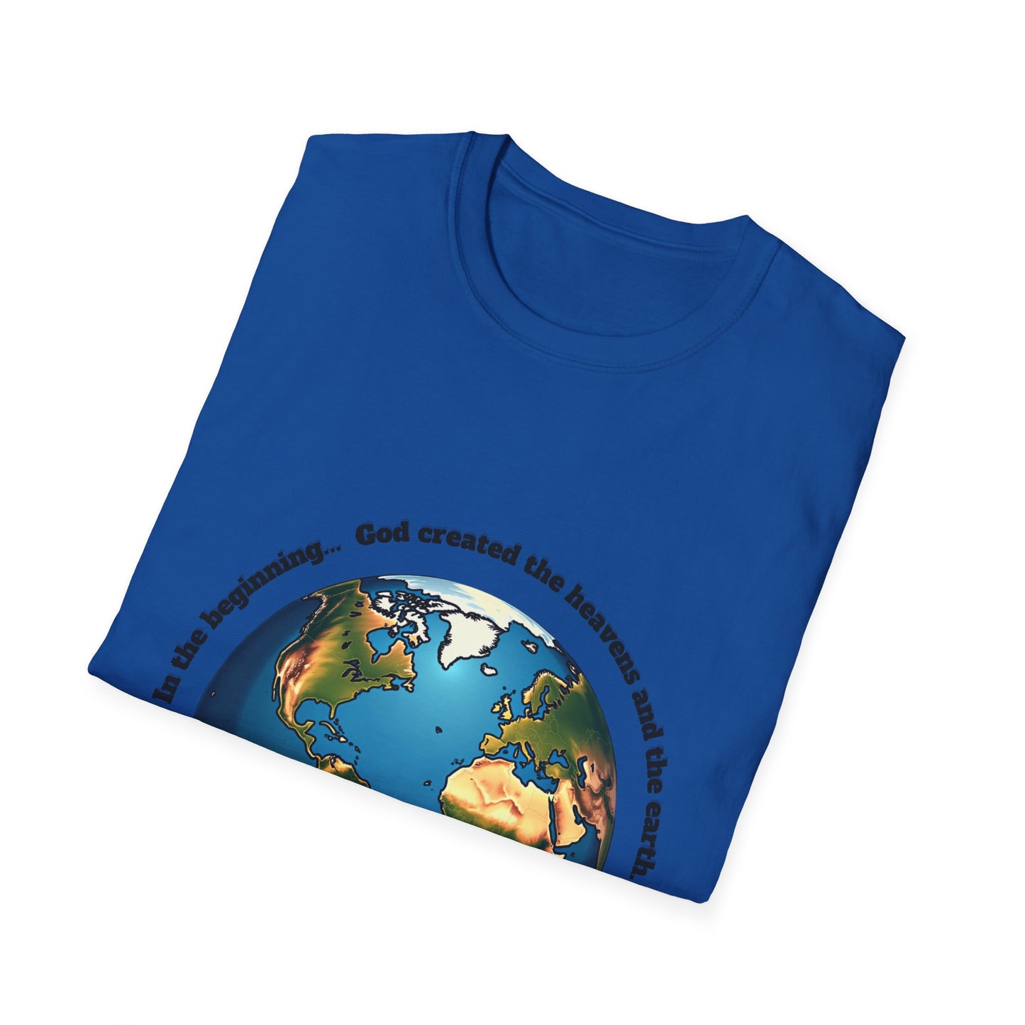 Heaven And Earth Creation Unisex T-Shirt - Genesis 1:1 Inspirational Tee