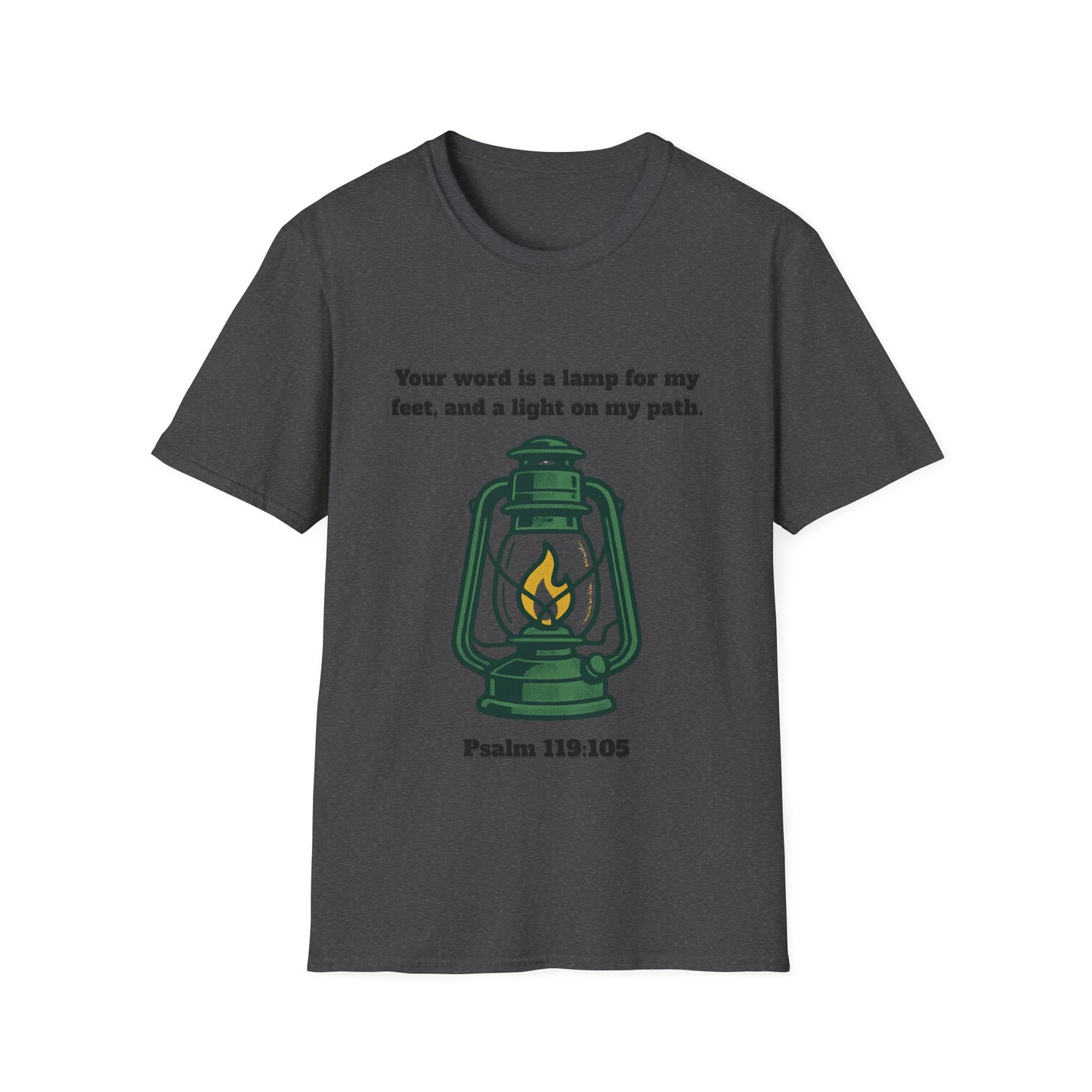 Light On My Path Inspirational Quote T-Shirt Psalm 119:105