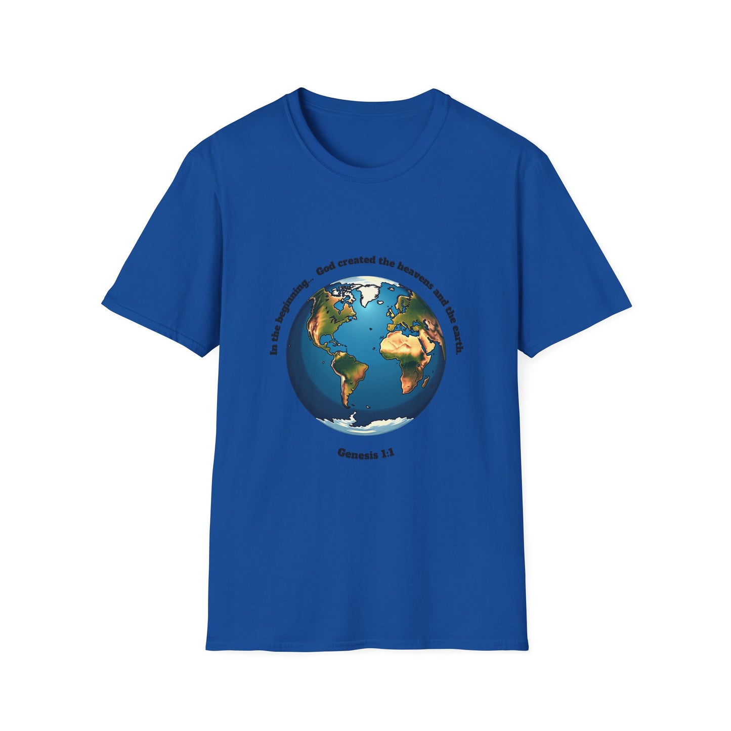 Heaven And Earth Creation Unisex T-Shirt - Genesis 1:1 Inspirational Tee