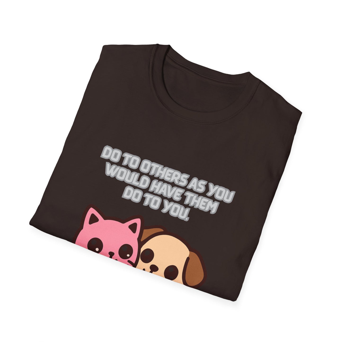 Do To Others Cute Animals Friendship T-Shirt Luke 6:31