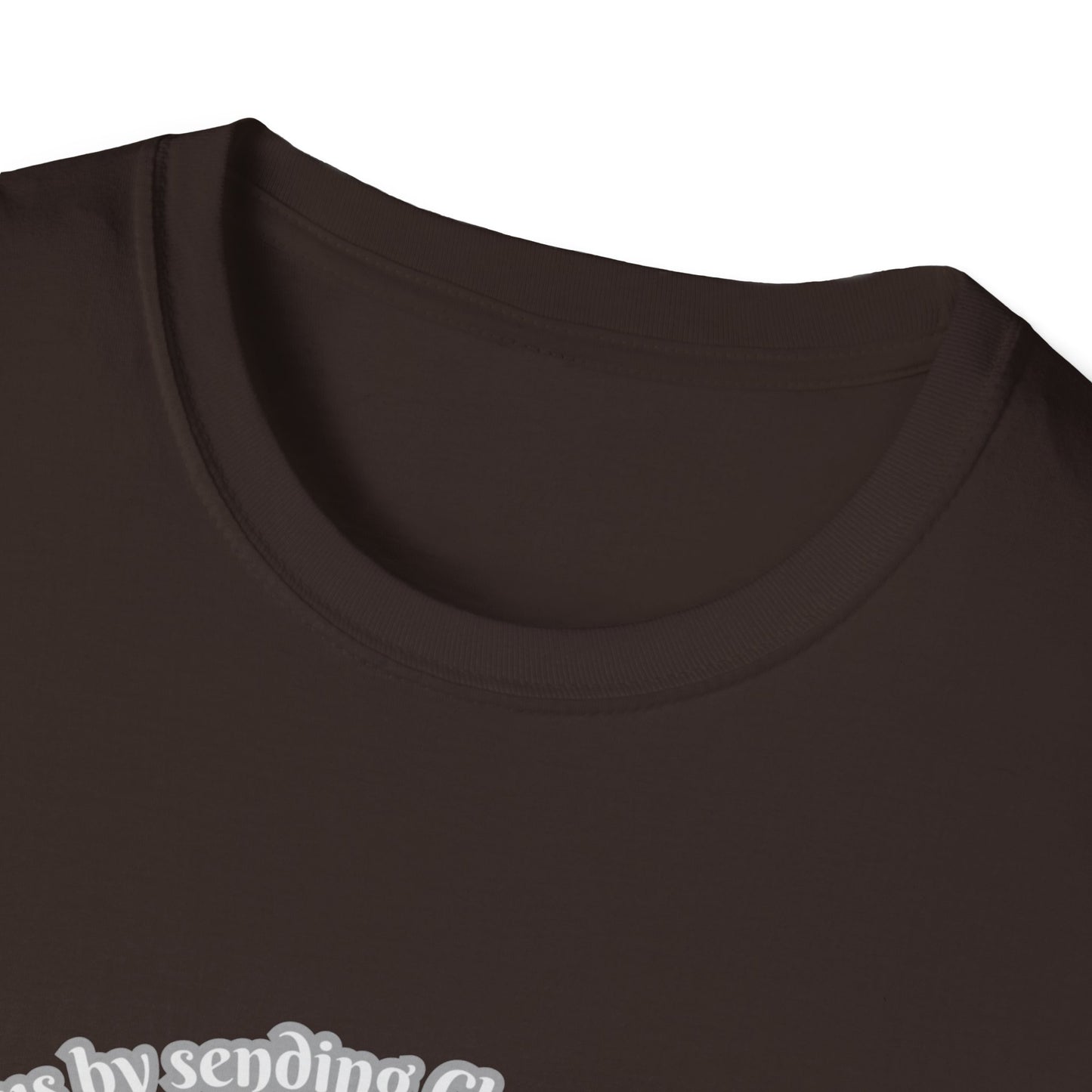 God Showed His Love Christian Unisex T-Shirt with Romans 5:8 Verse