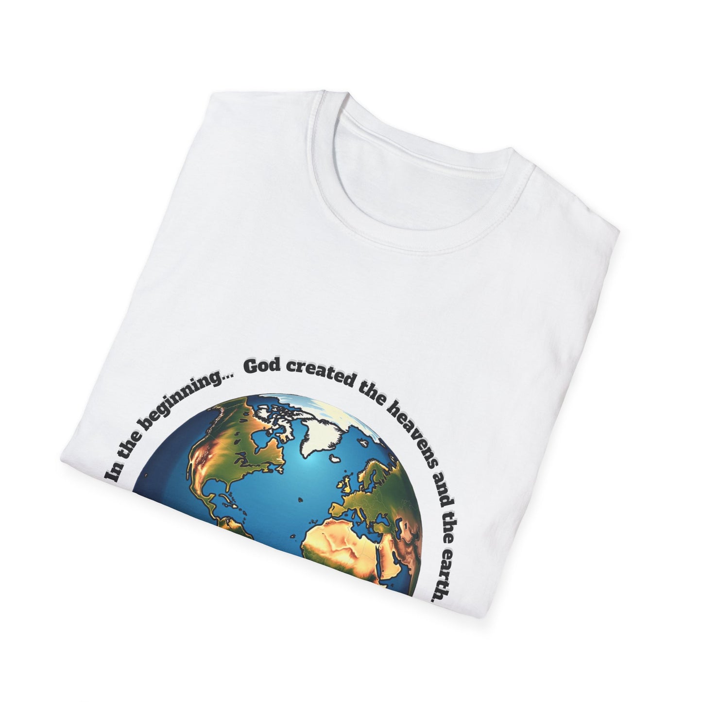 Heaven And Earth Creation Unisex T-Shirt - Genesis 1:1 Inspirational Tee