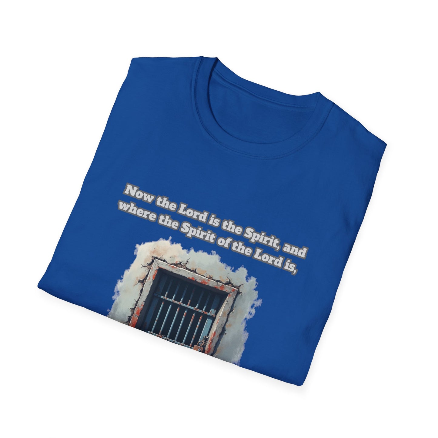 Freedom in the Spirit Unisex Softstyle T-Shirt 2Corinthians 3:17