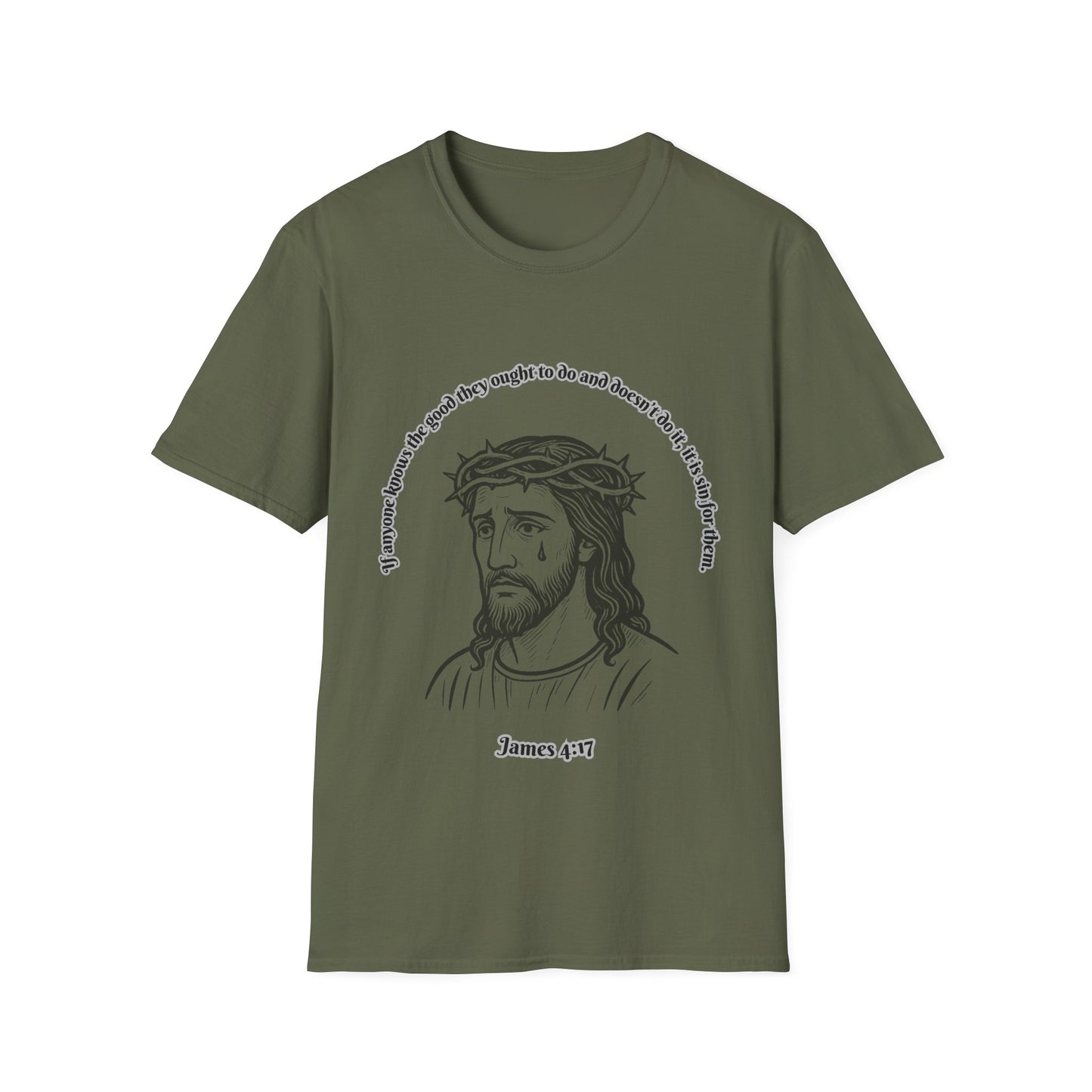 Do Good or It's Sin Faith-Inspired Unisex Softstyle T-Shirt James 4:17