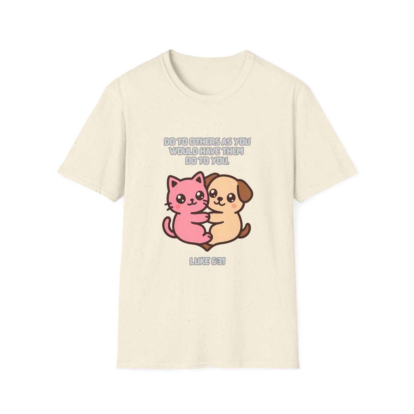 Do To Others Cute Animals Friendship T-Shirt Luke 6:31