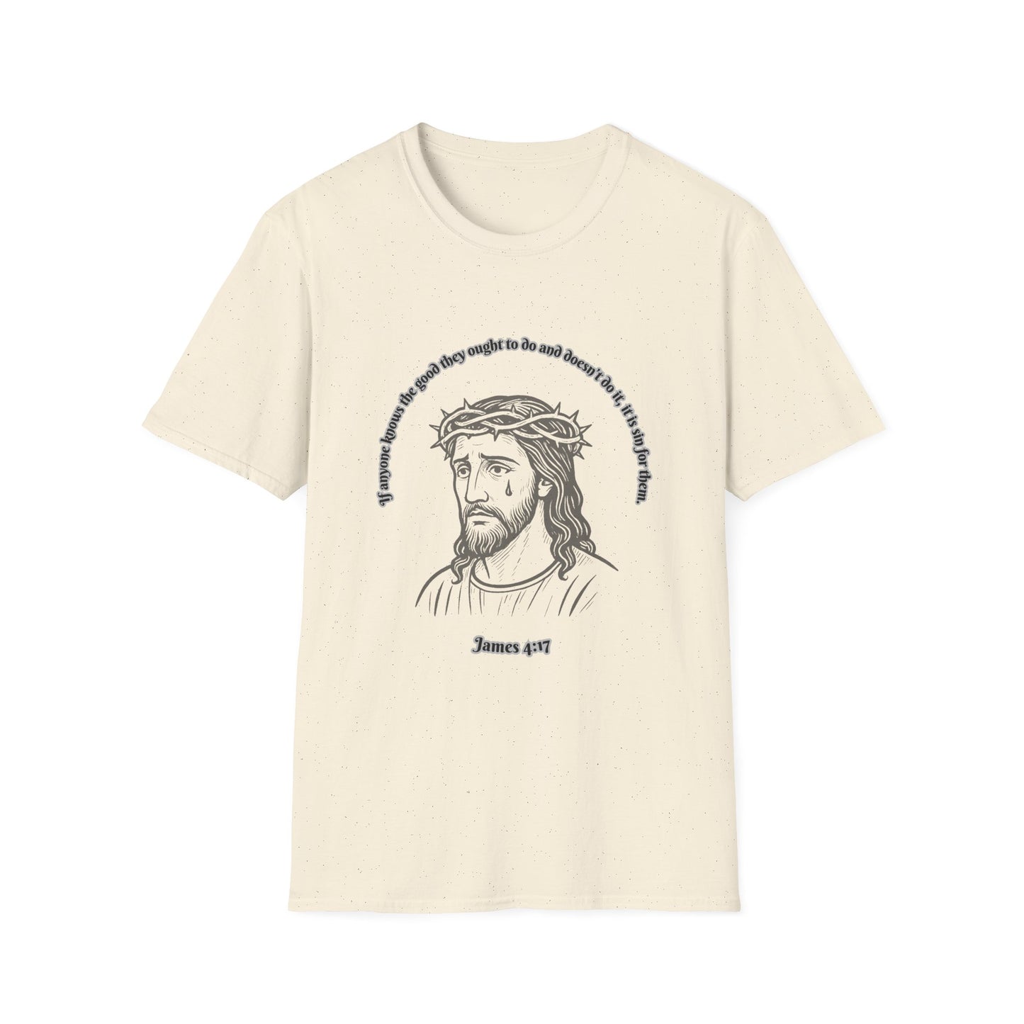 Do Good or It's Sin Faith-Inspired Unisex Softstyle T-Shirt James 4:17