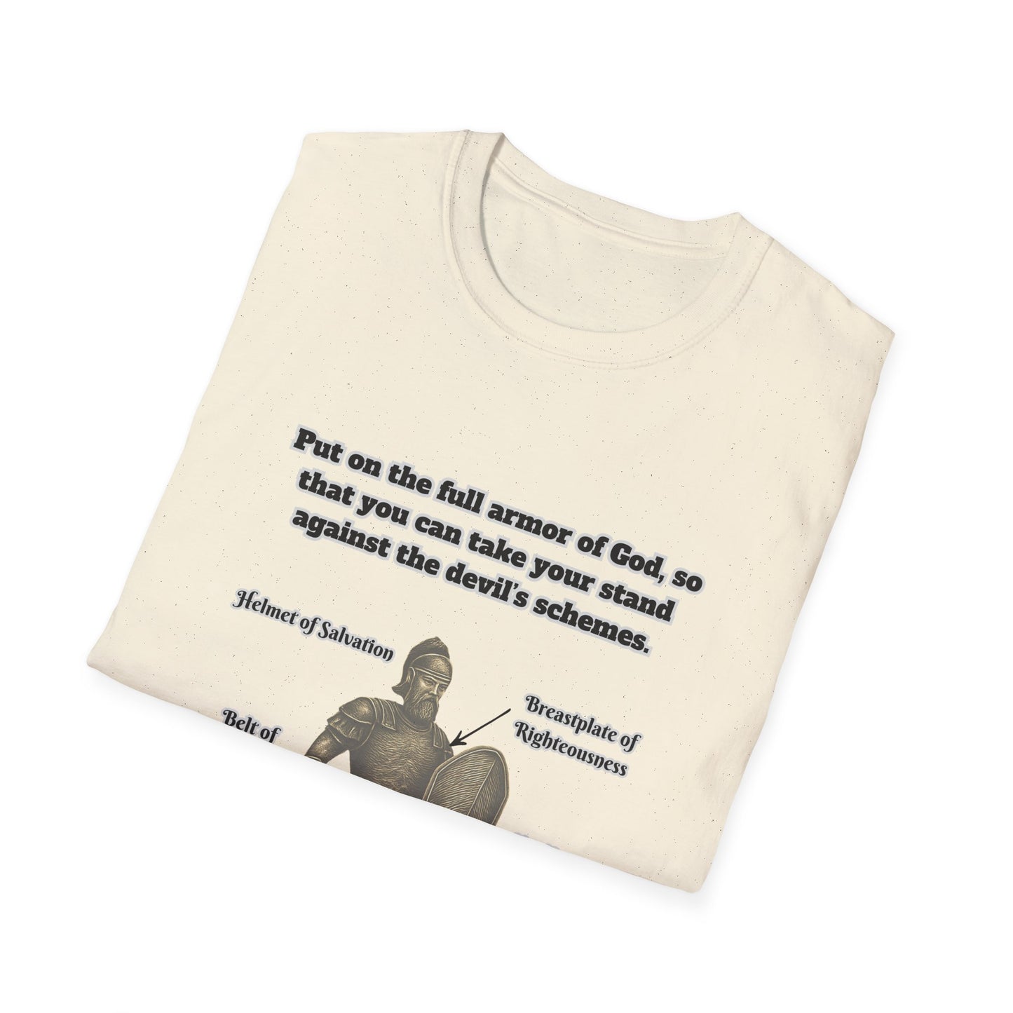 Armor of God Explained Unisex Softstyle T-Shirt Ephesians 6:11