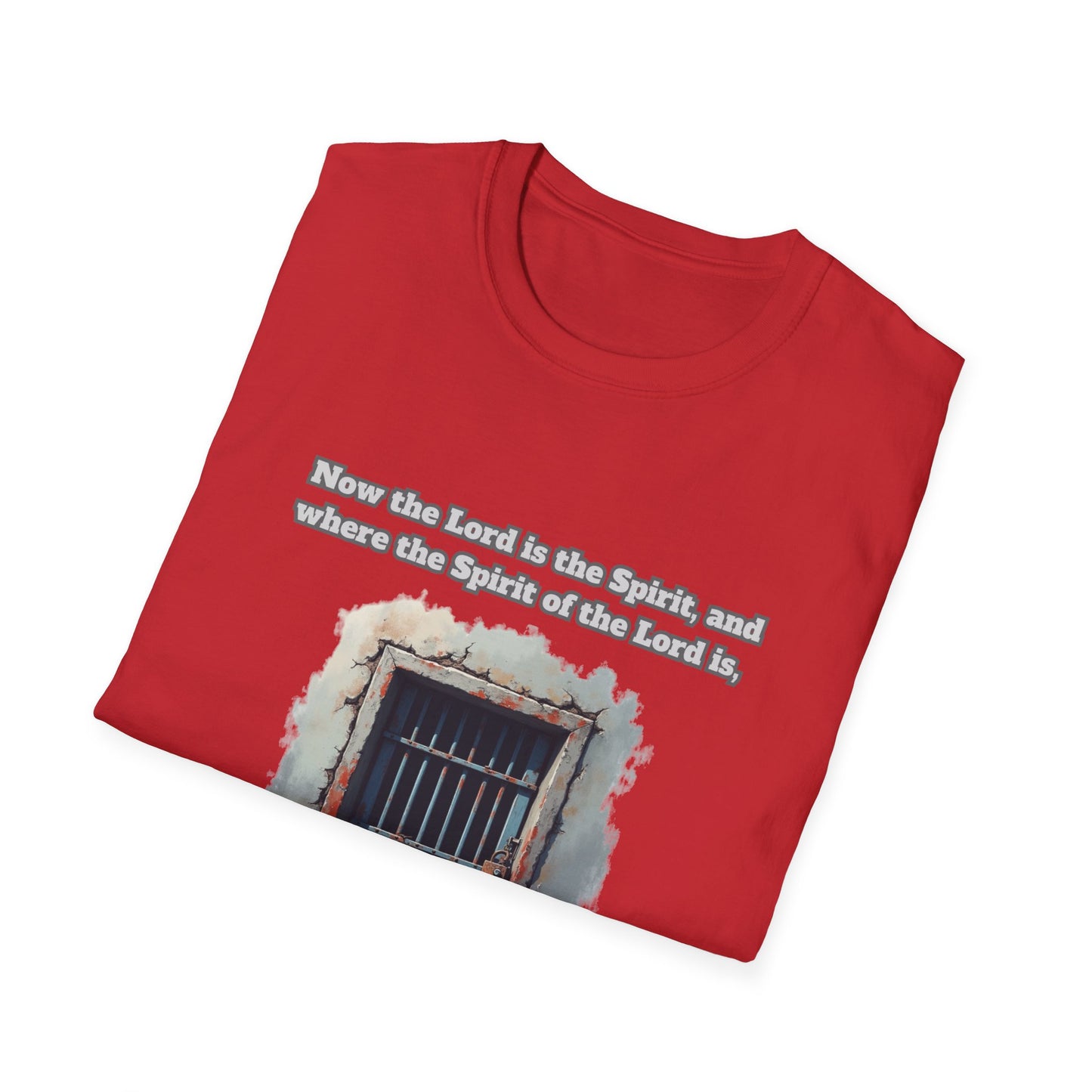 Freedom in the Spirit Unisex Softstyle T-Shirt 2Corinthians 3:17