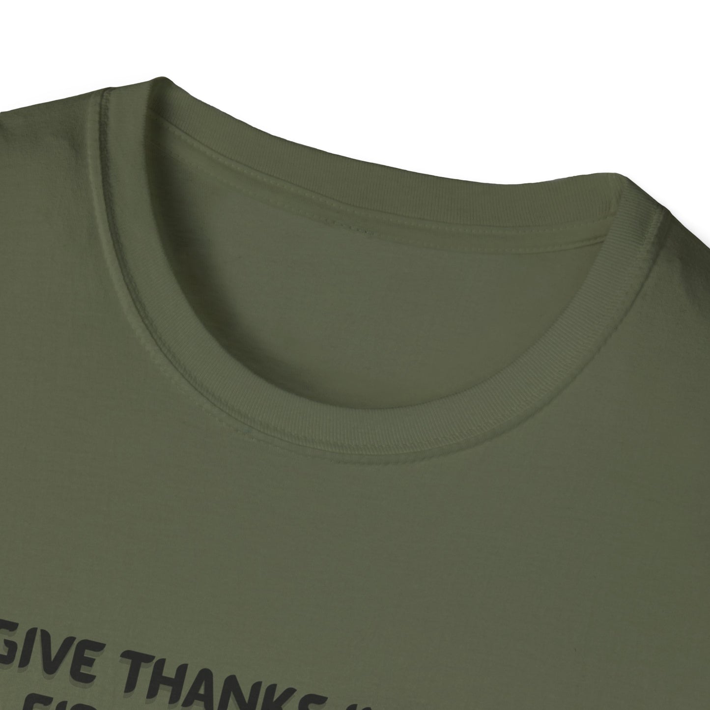 'Give Thanks in All Circumstances' Design Faith~Inspired Unisex Softstyle T-Shirt -  1Thessalonians 5:18