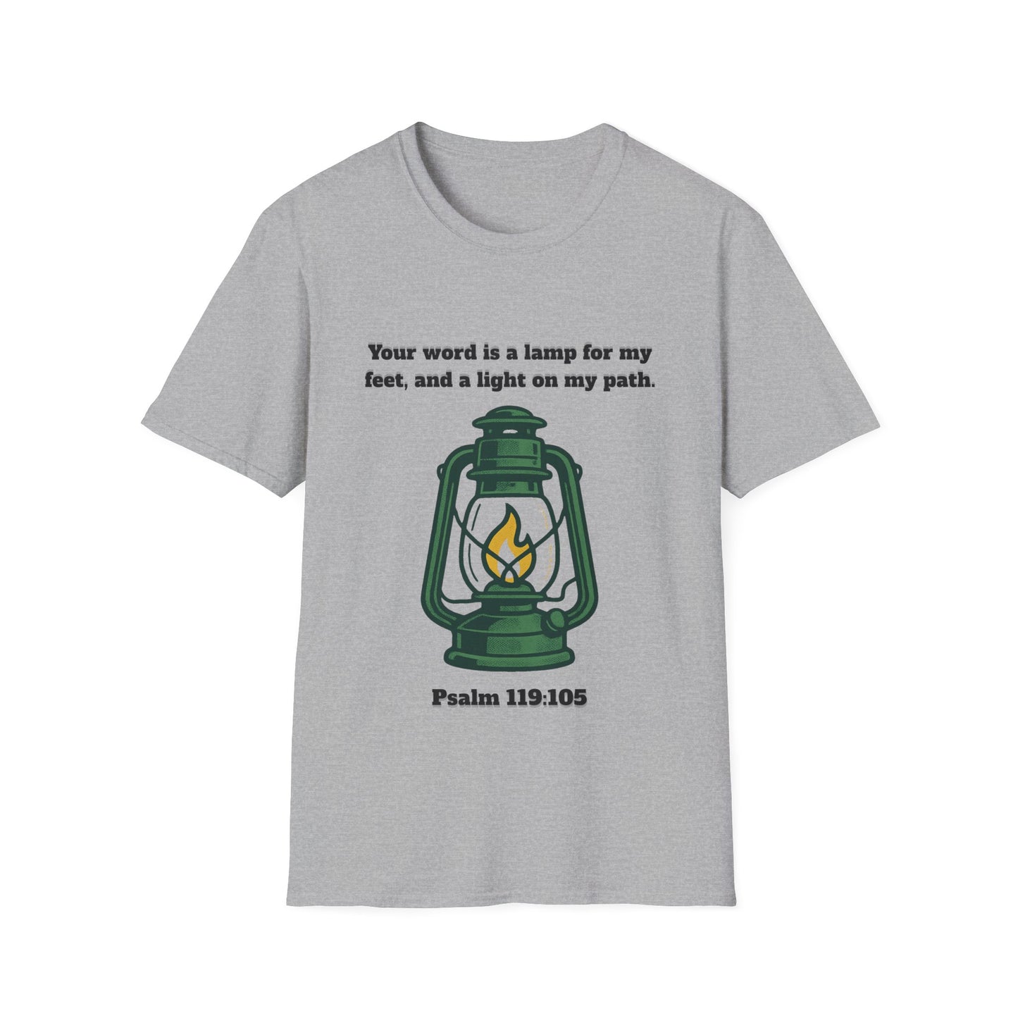 Light On My Path Inspirational Quote T-Shirt Psalm 119:105