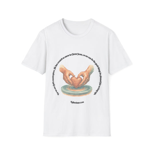 Gods Masterpiece Heartfelt Connection Unisex T-Shirt Ephesians 2:10