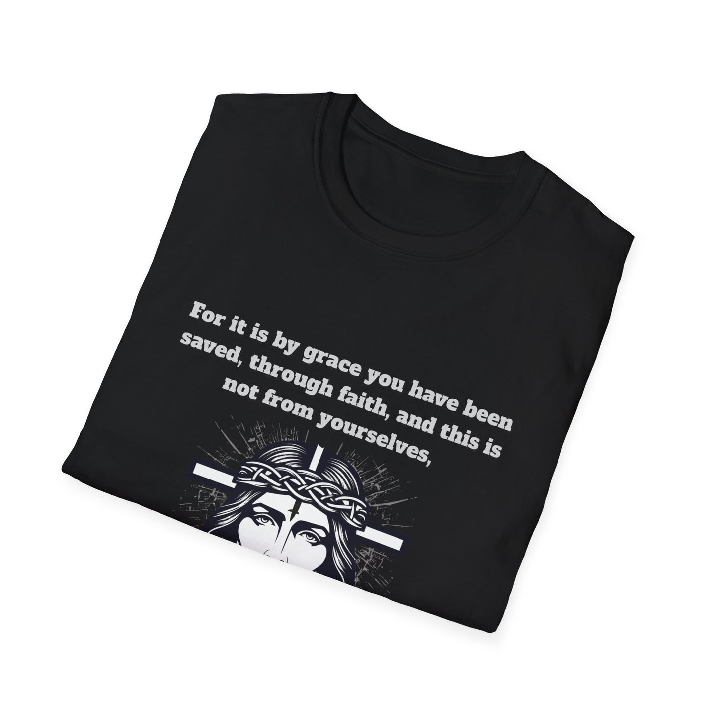 Grace Is A Gift From God Inspirational Christian Quote T-Shirt - Ephesians 2:8