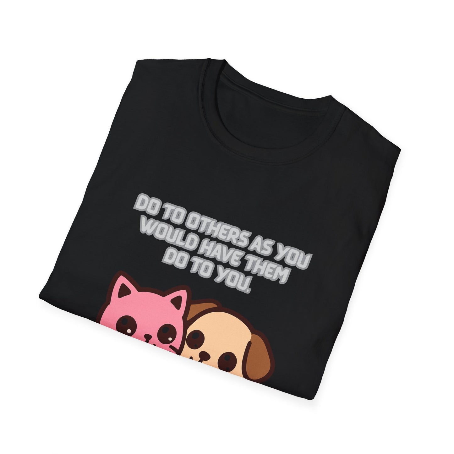 Do To Others Cute Animals Friendship T-Shirt Luke 6:31